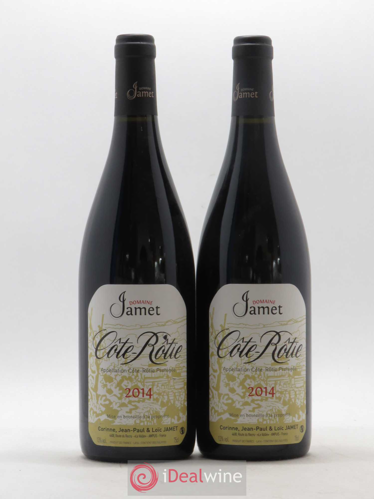 Côte-Rôtie Jamet (Domaine) 2014 - Lot de 2 bouteilles - 0