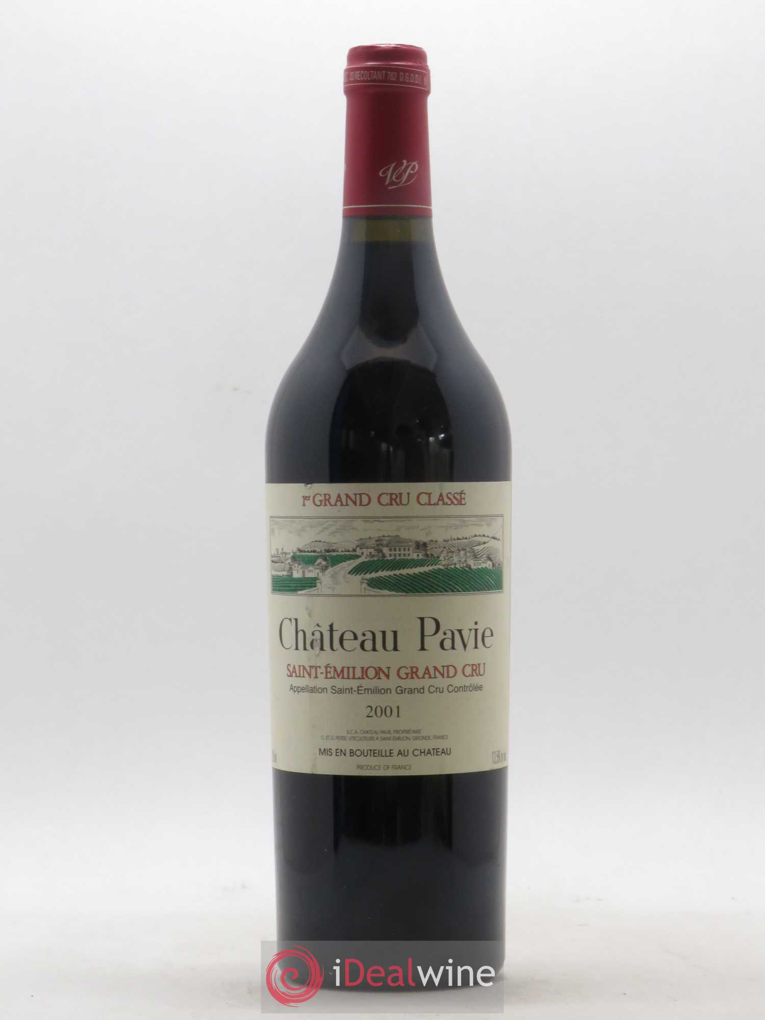 Château Pavie 1er Grand Cru Classé A 2001 - Lot de 1 bouteille - 0