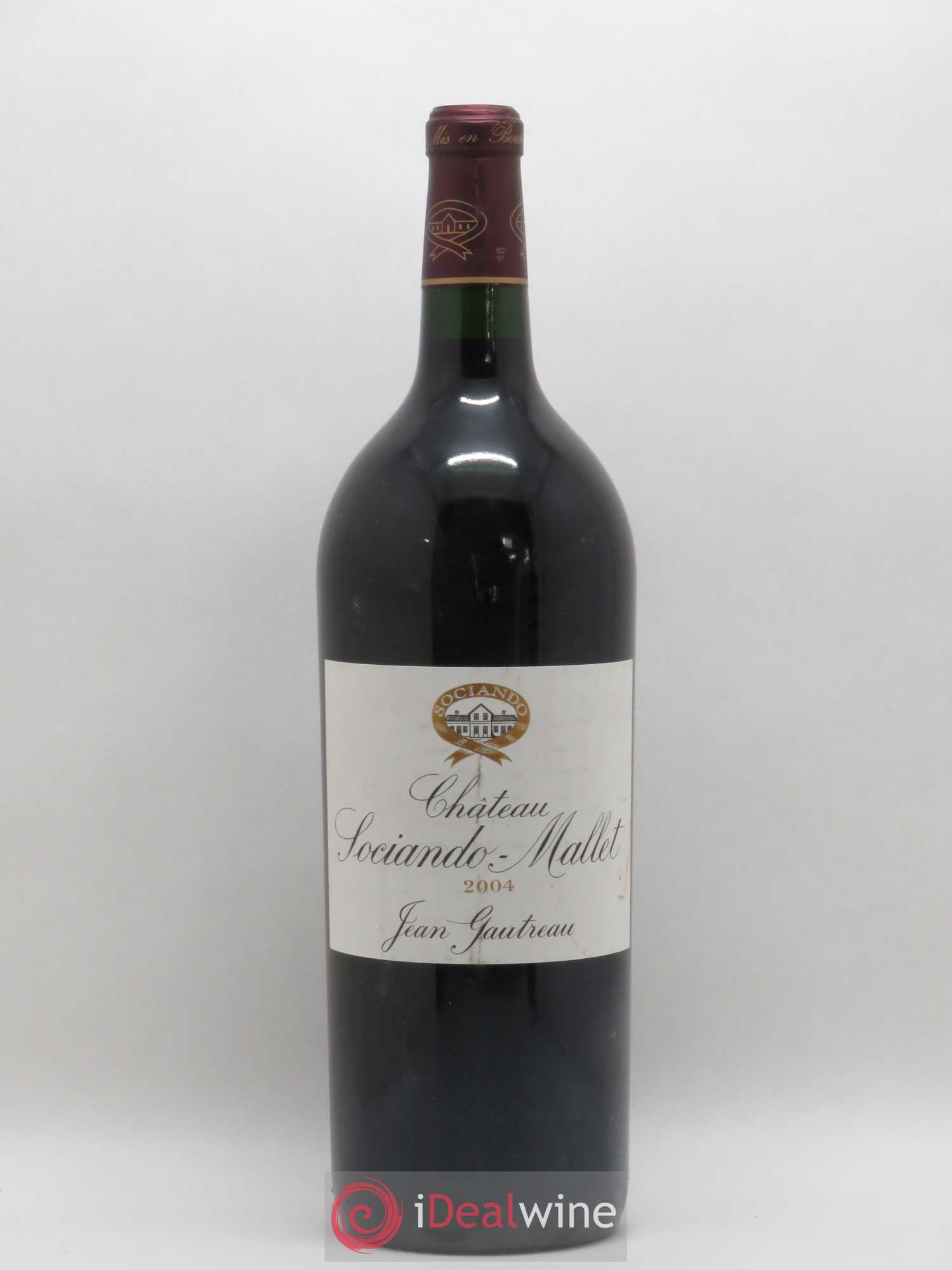 Château Sociando Mallet 2004 - Lot de 1 magnum - 0