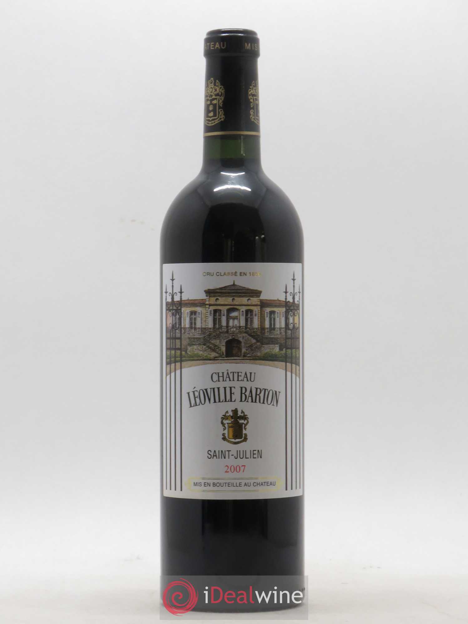 Château Léoville Barton 2ème Grand Cru Classé 2007 - Lot de 1 bouteille - 0