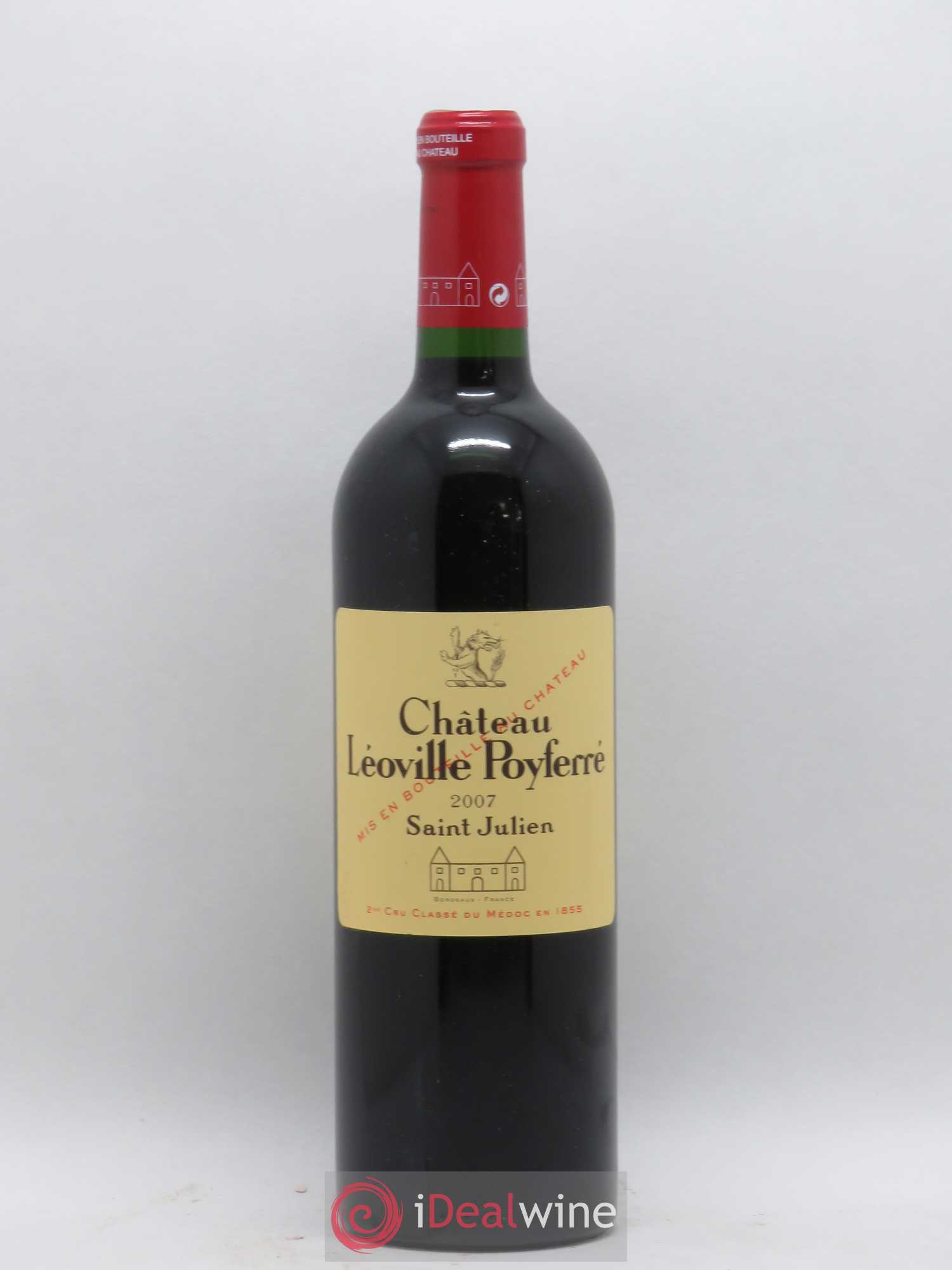 Château Léoville Poyferré 2ème Grand Cru Classé 2007 - Lot de 1 bouteille - 0