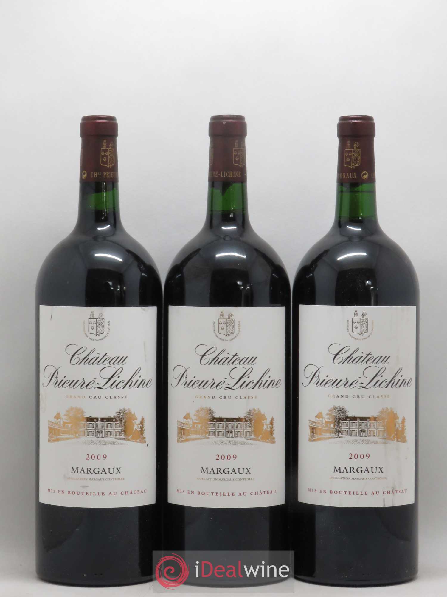 Château Prieuré Lichine 4ème Grand Cru Classé 2009 - Lot de 3 magnums - 0