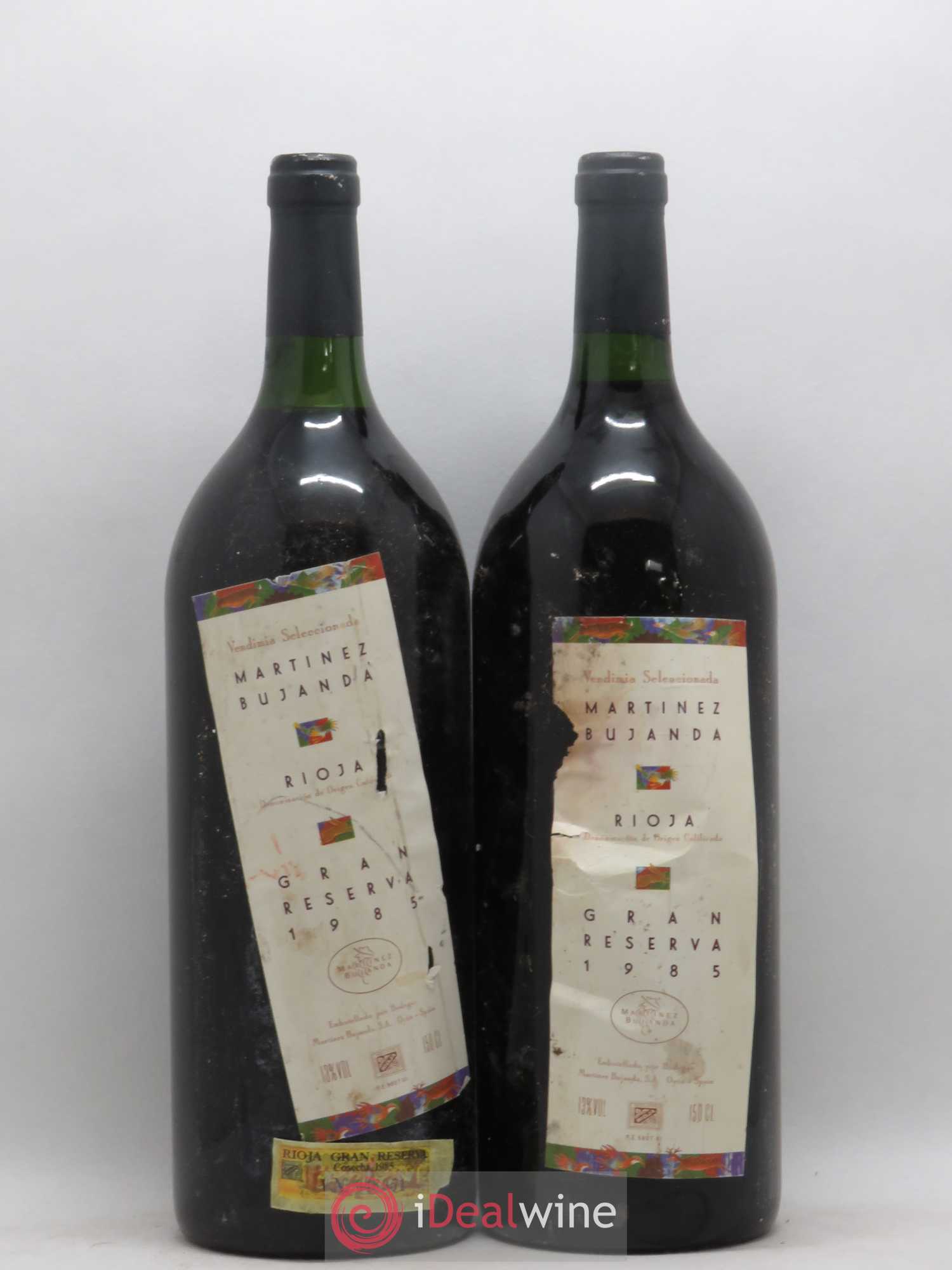 Rioja DOCA Domaine Martinez Bujanda reserva 1985 - Posten von 2 Magnum - 0