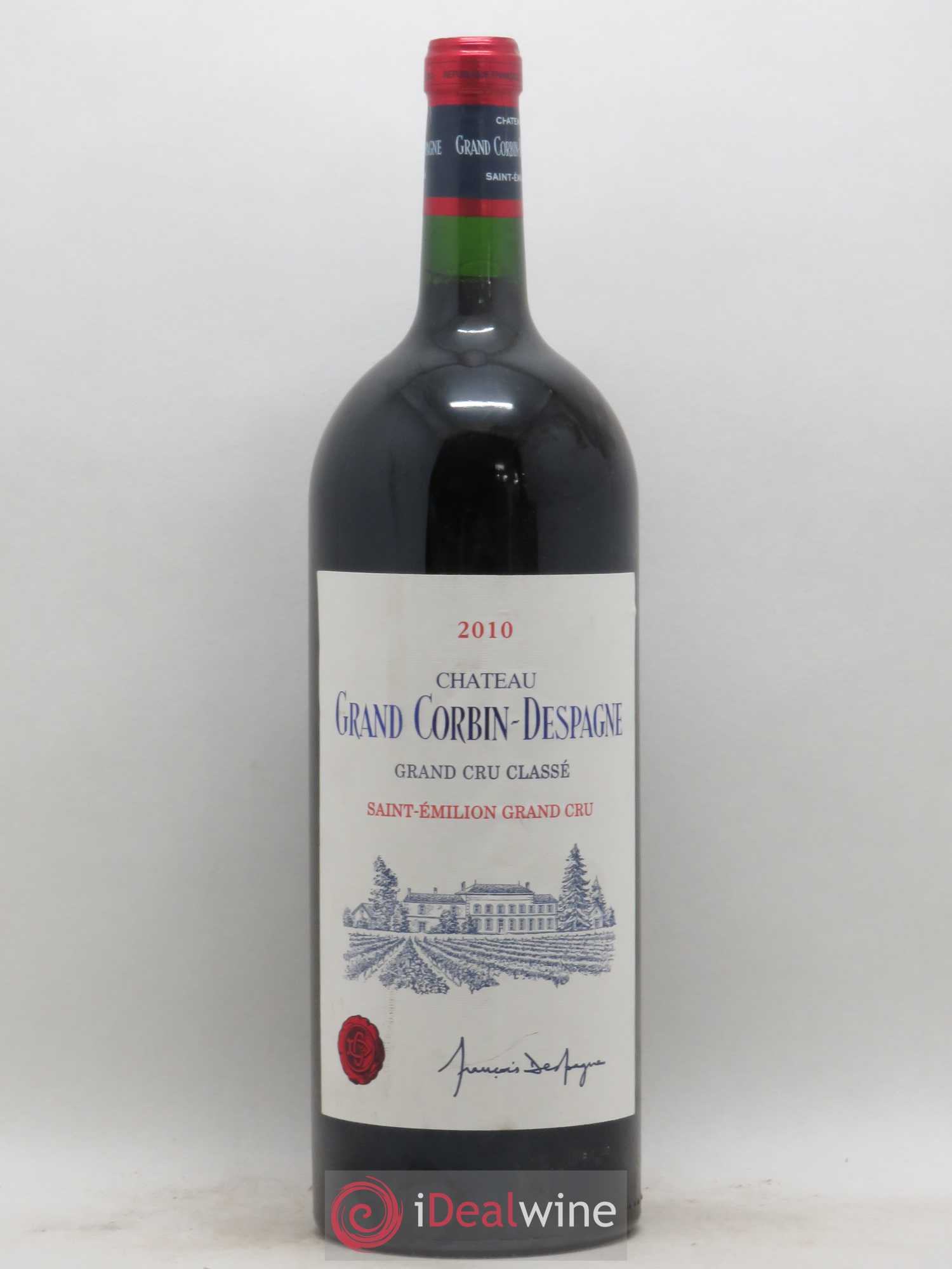 Château Grand Corbin Despagne Grand Cru Classé 2010 - Lot de 1 magnum - 0