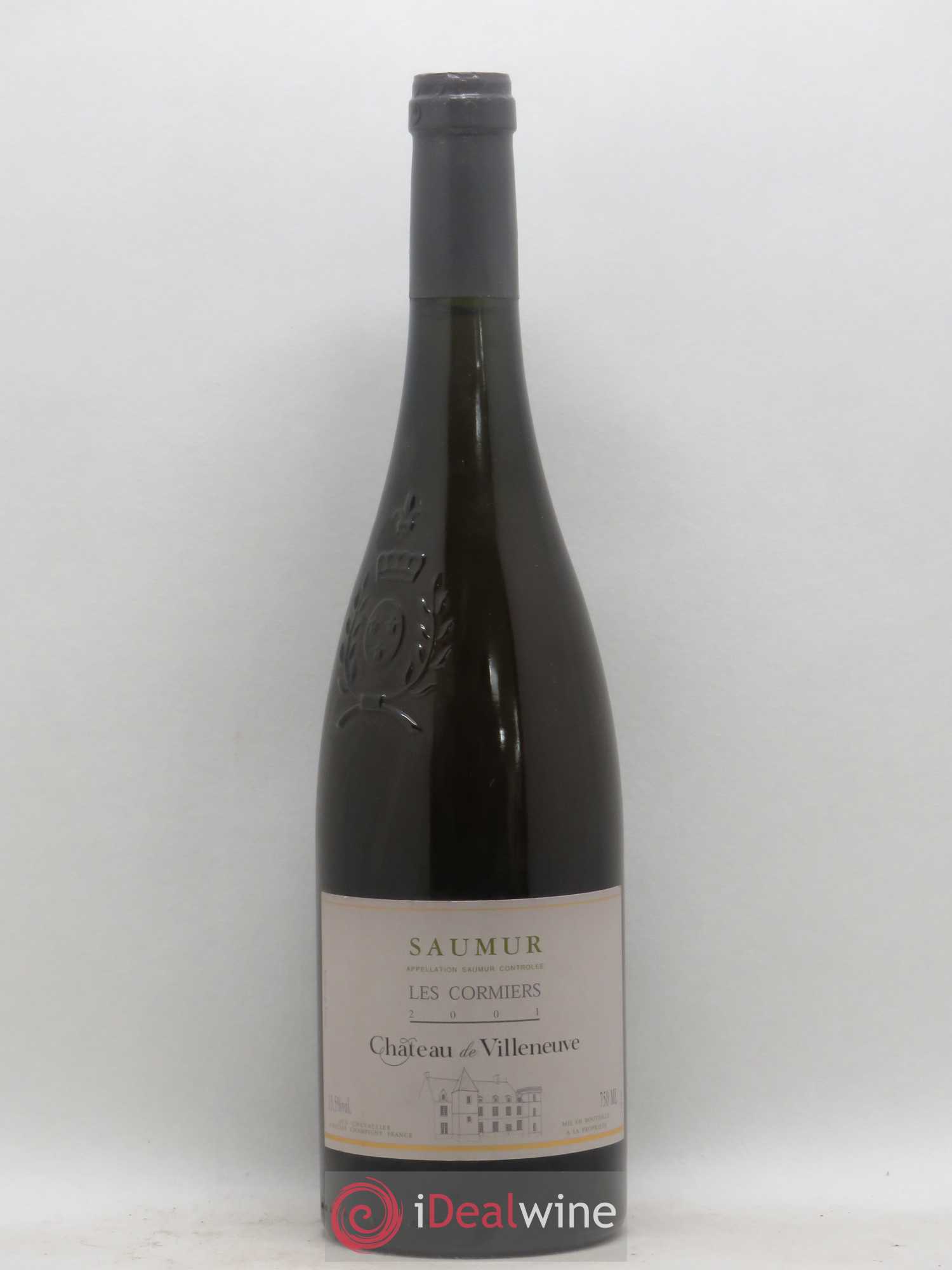 Saumur Les Cormiers Château de Villeneuve 2001 - Lot de 1 bouteille - 0