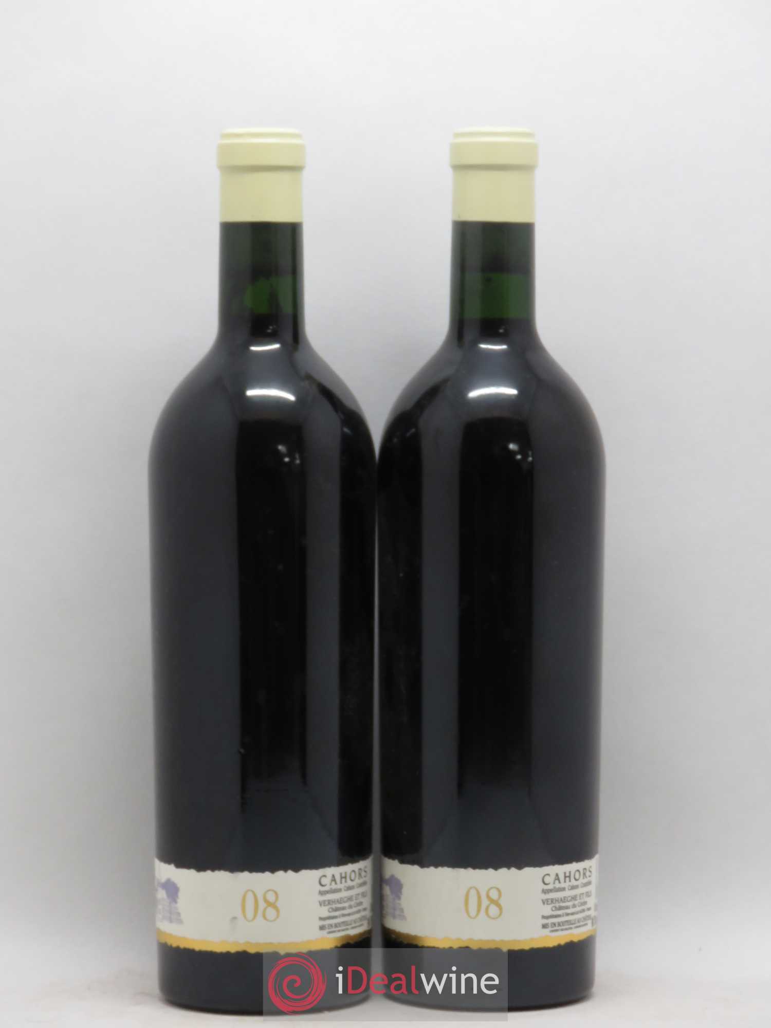 Cahors Château du Cèdre GC Pascal et Jean-Marc Verhaeghe 2008 - Lot de 2 bouteilles - 1