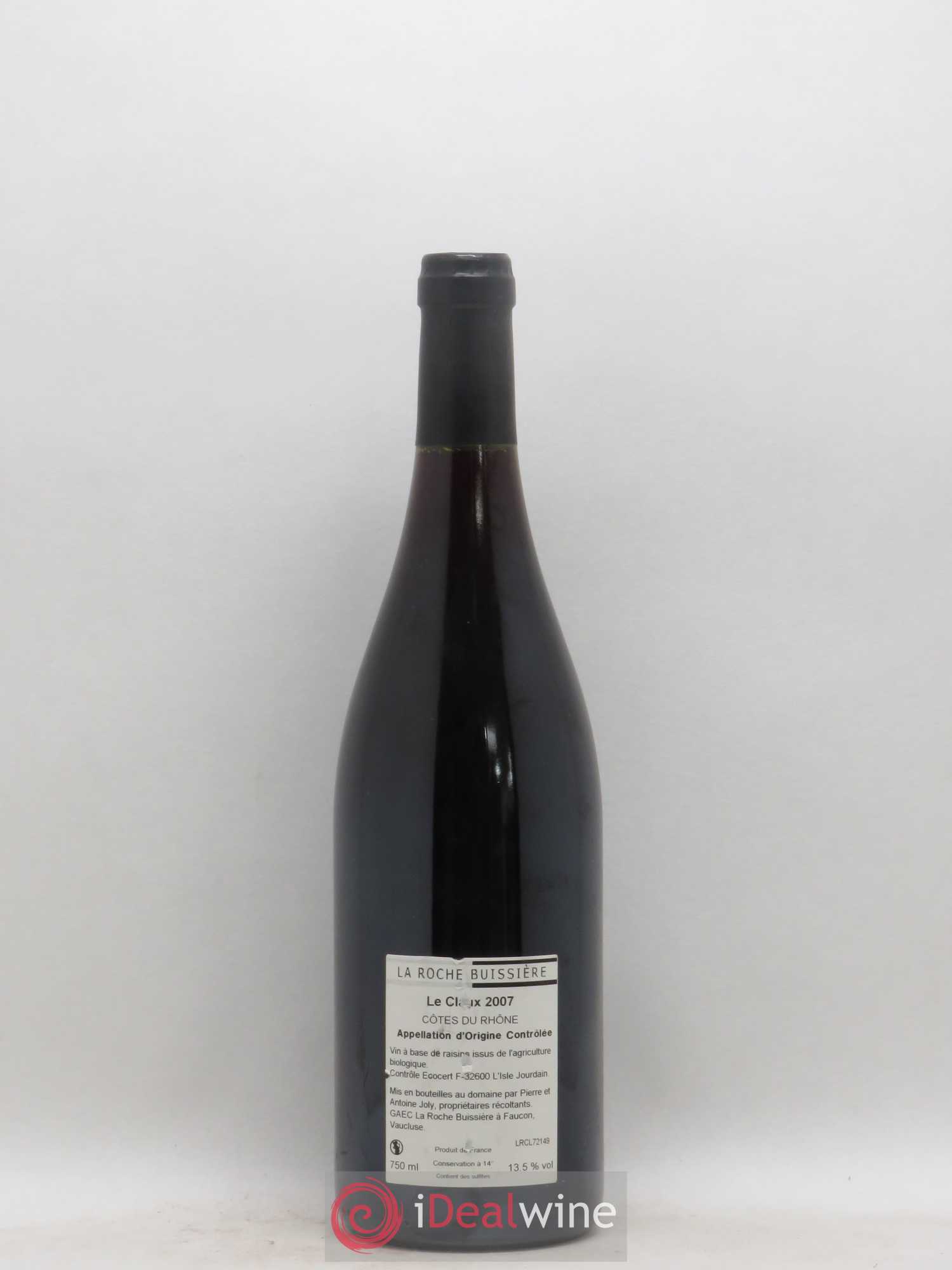Côtes-du-Rhône Le Claux Roche Buissière 2007 - Posten von 1 Flasche - 1