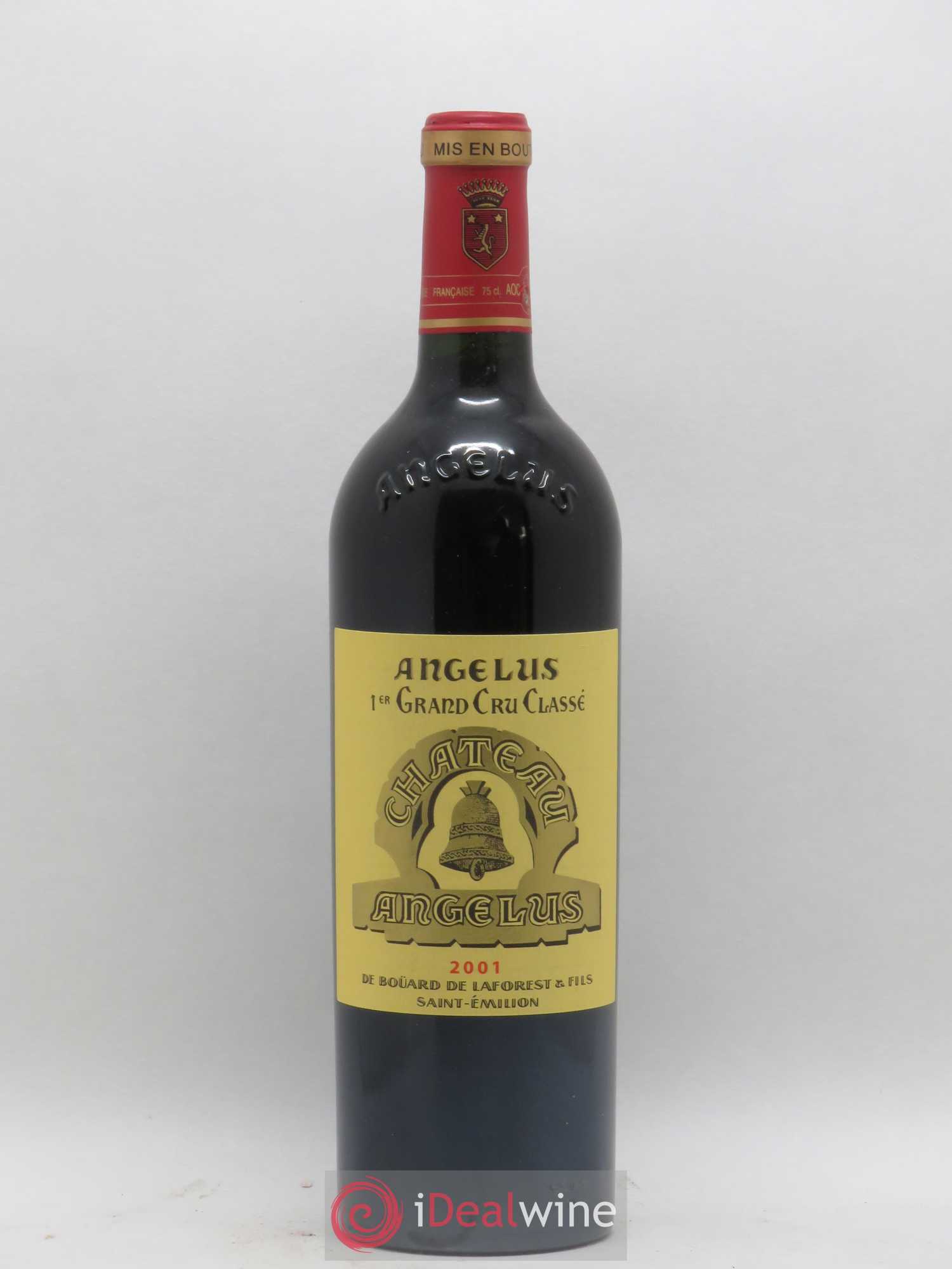 Château Angélus 1er Grand Cru Classé A 2001 - Lot de 1 bouteille - 0