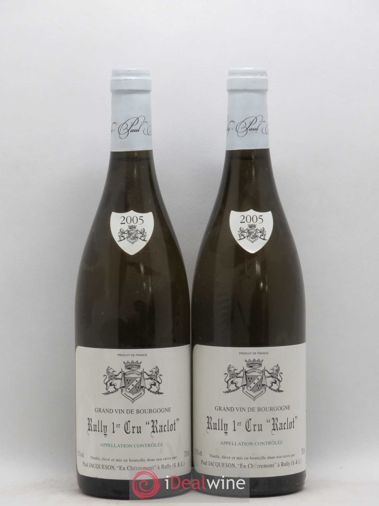Rully 1er Cru Raclot Domaine Jacquesson 2005 - Posten von 2 Flaschen - 0