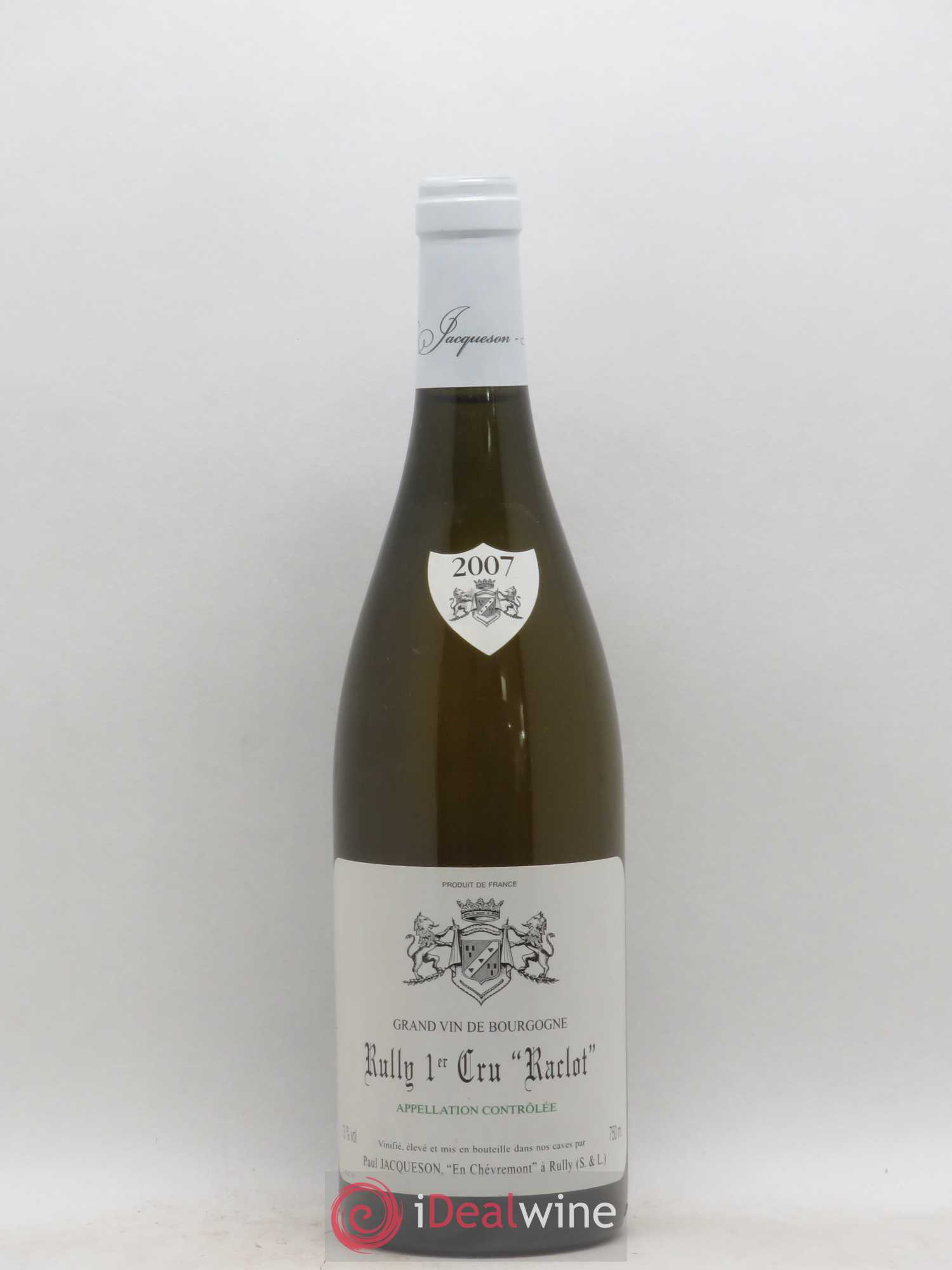 Rully 1er Cru Raclot Domaine Jacquesson 2007 - Posten von 1 Flasche - 0