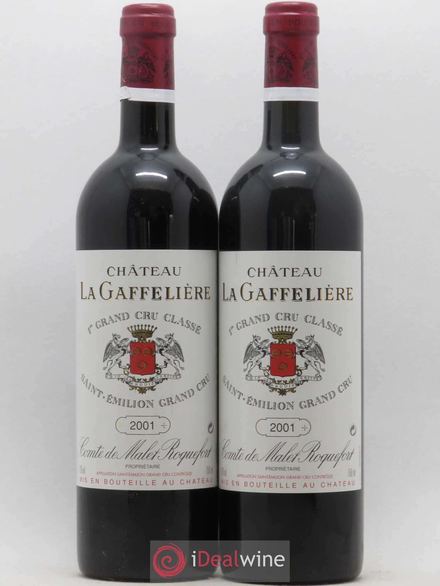 Château la Gaffelière 1er Grand Cru Classé B 2001 - Lot de 2 bouteilles - 0