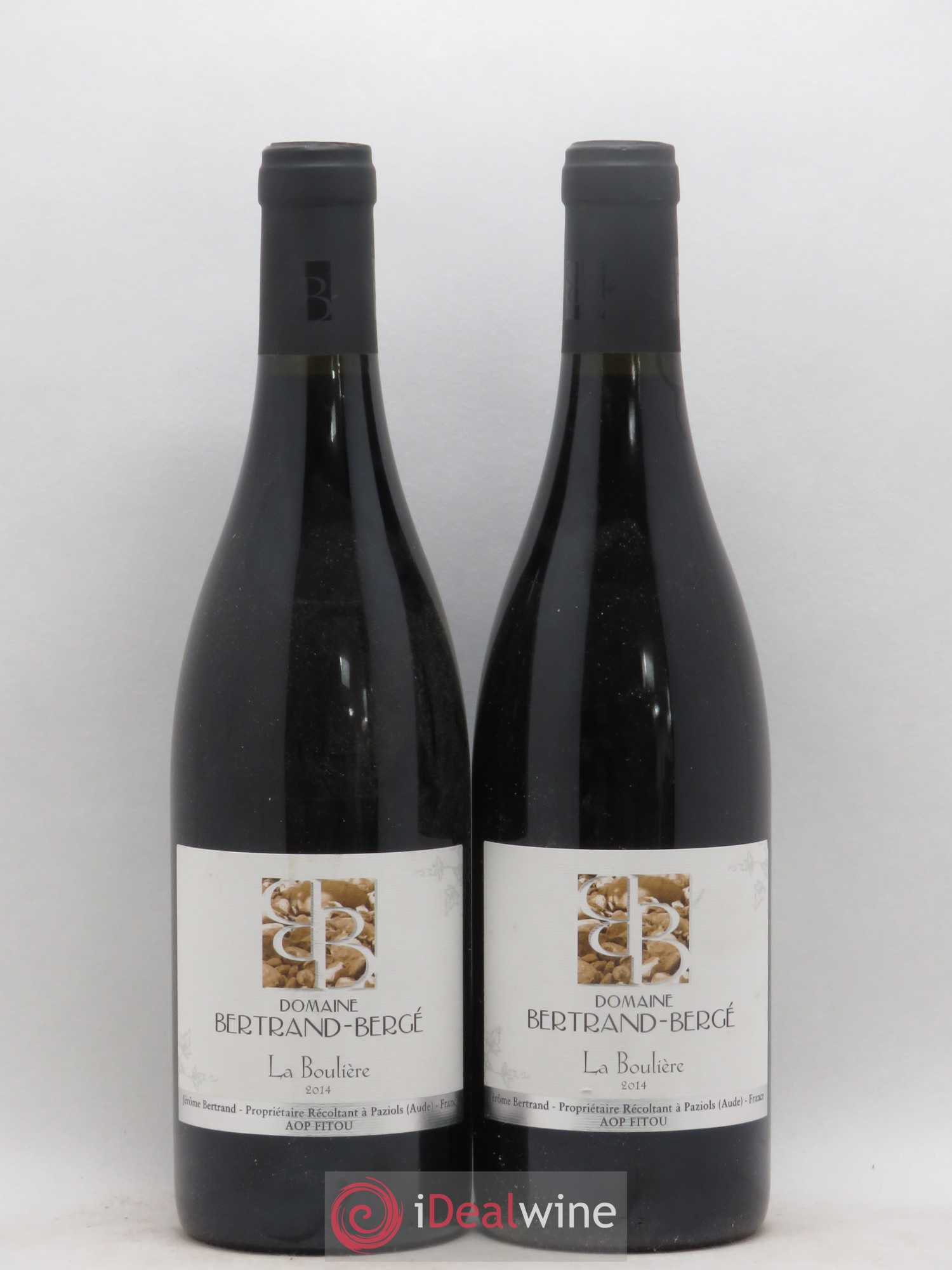 Fitou La Bouilière Bertrand Berge 2014 - Posten von 2 Flaschen - 0