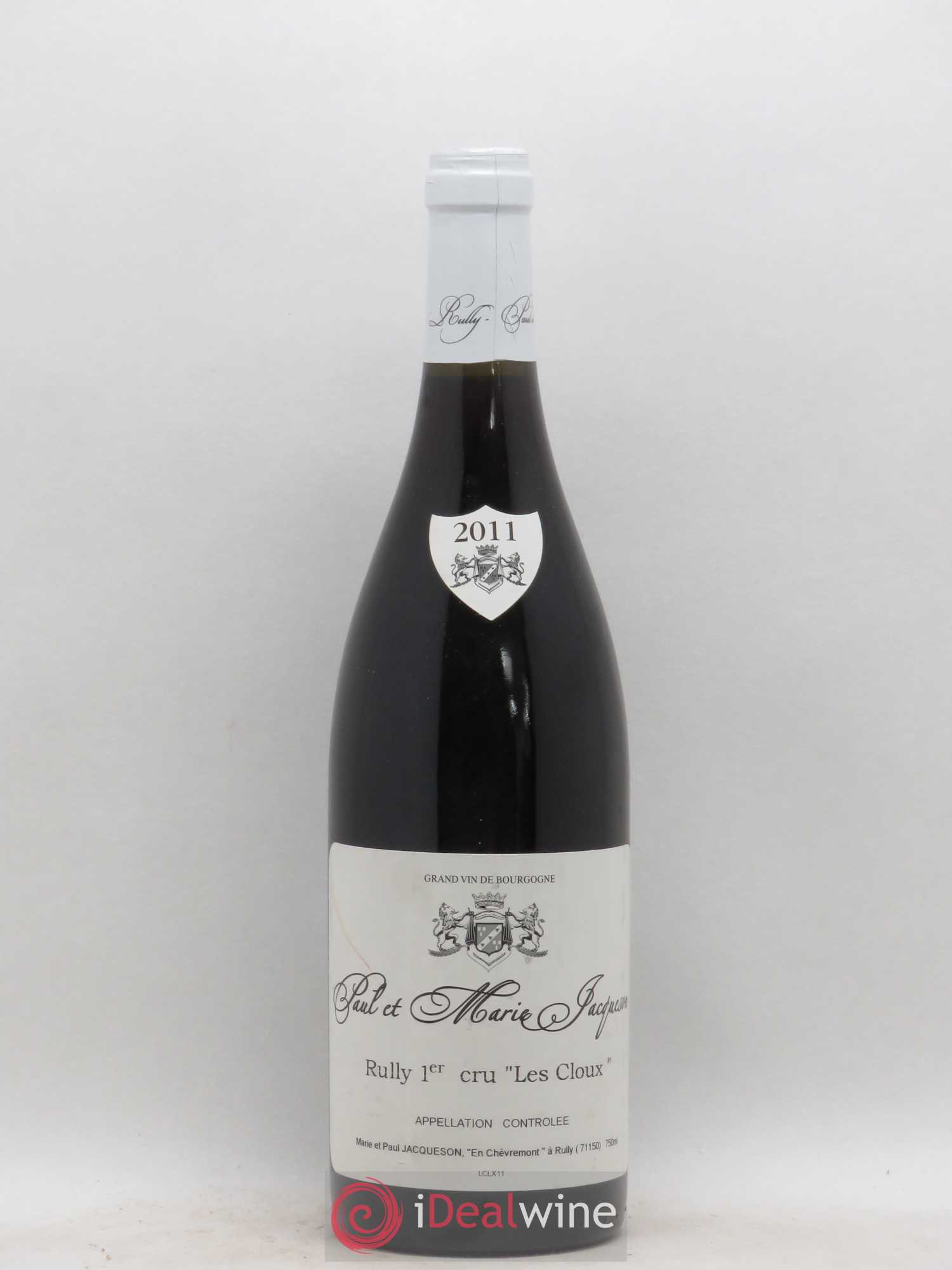 Rully 1er Cru Cloux Domaine Jacquesson 2011 - Posten von 1 Flasche - 0