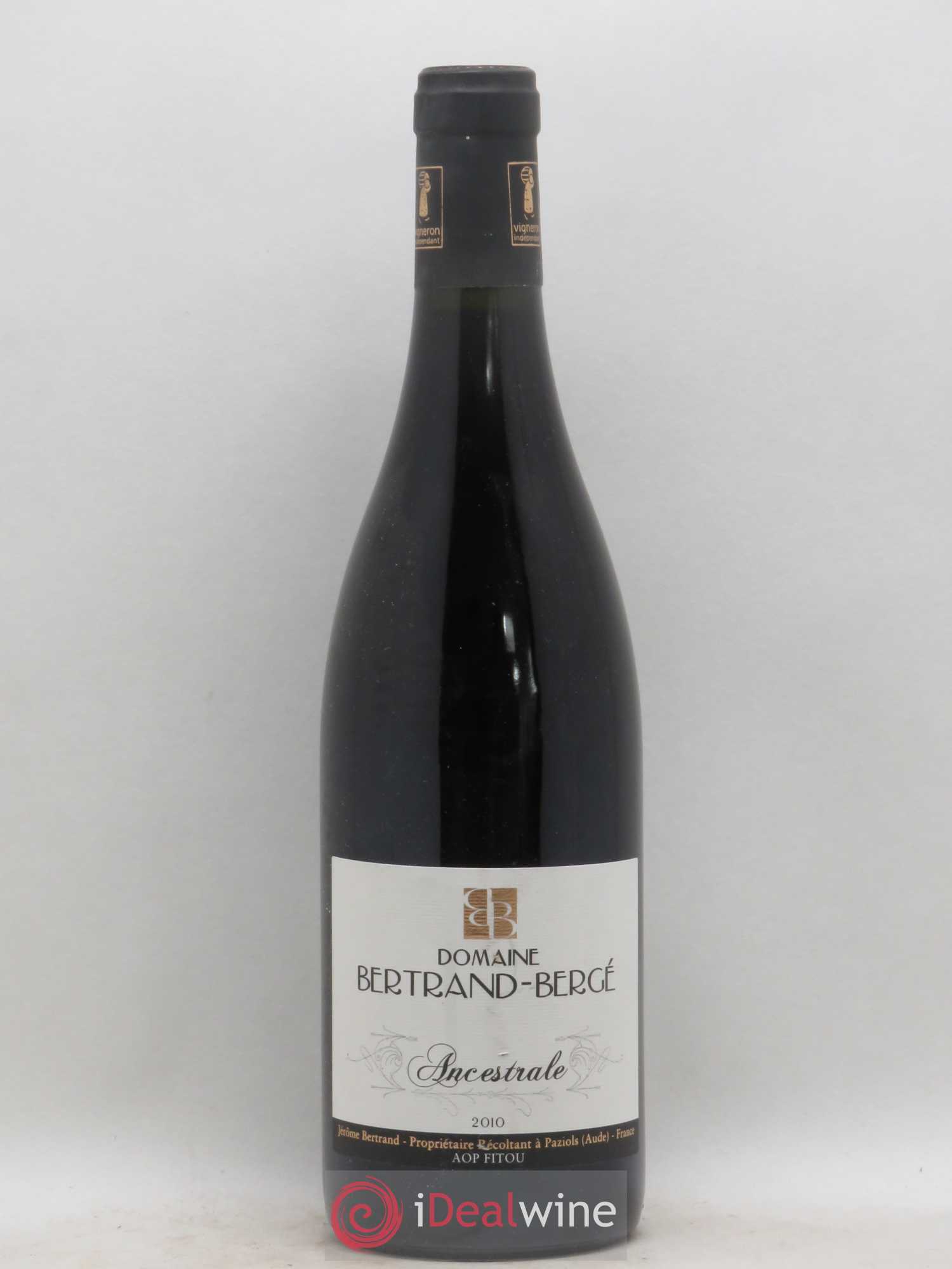 Fitou Cuvée Ancestrale Bertrand Berge 2010 - Posten von 1 Flasche - 0