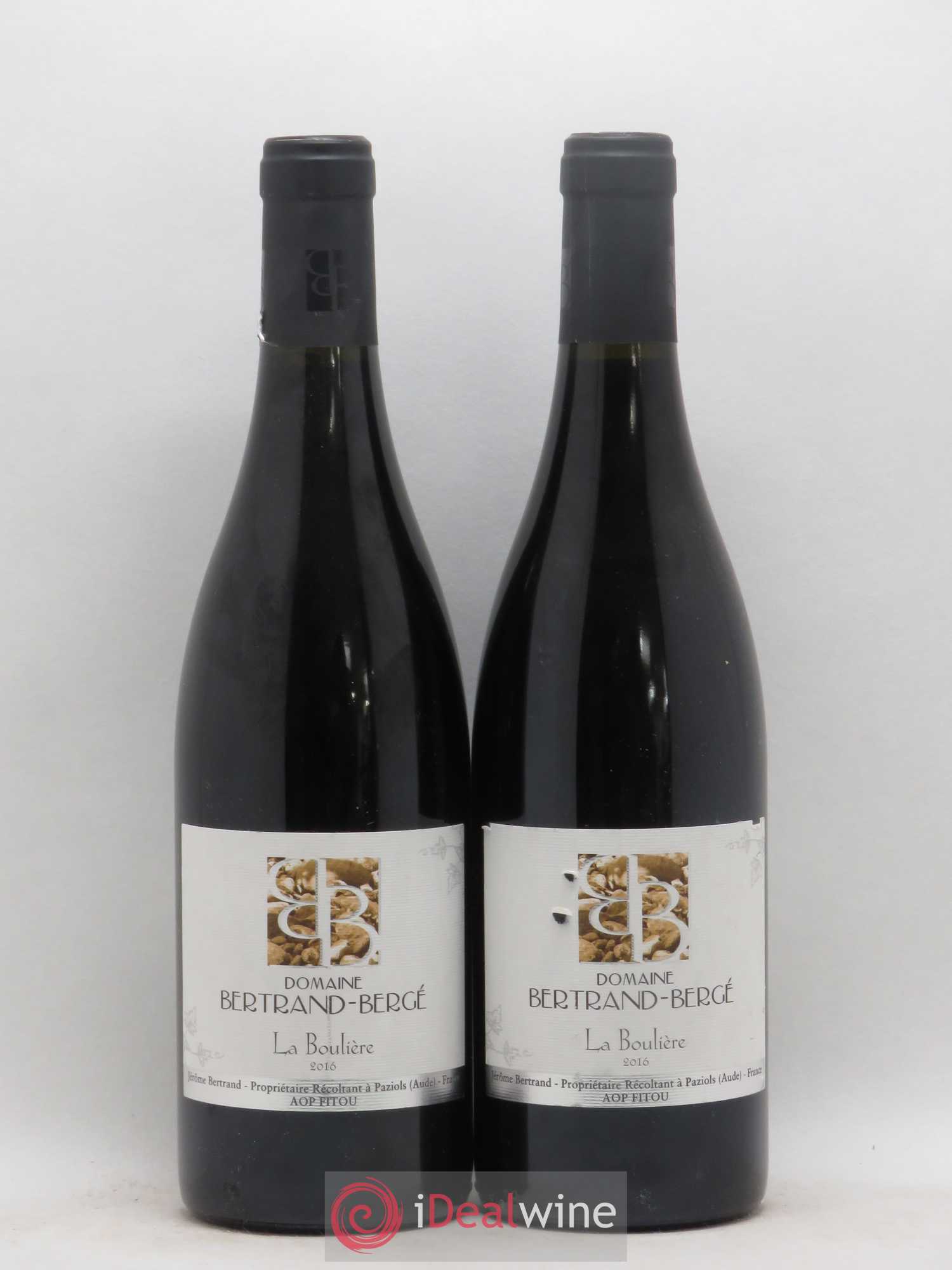 Fitou La Bouilière Bertrand Berge 2016 - Posten von 2 Flaschen - 0