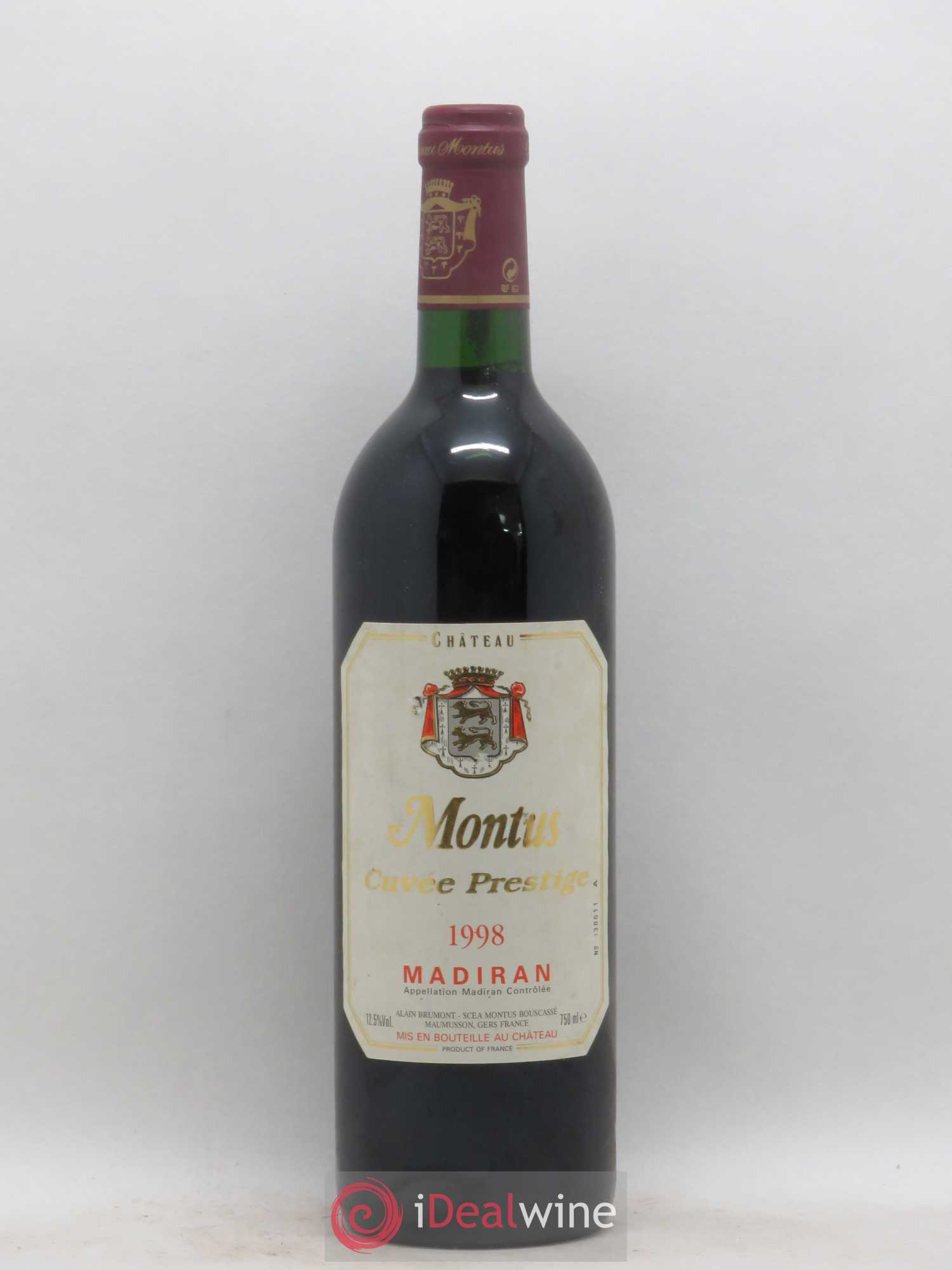 Madiran Château Montus-Prestige Alain Brumont 1998 - Lot de 1 bouteille - 0