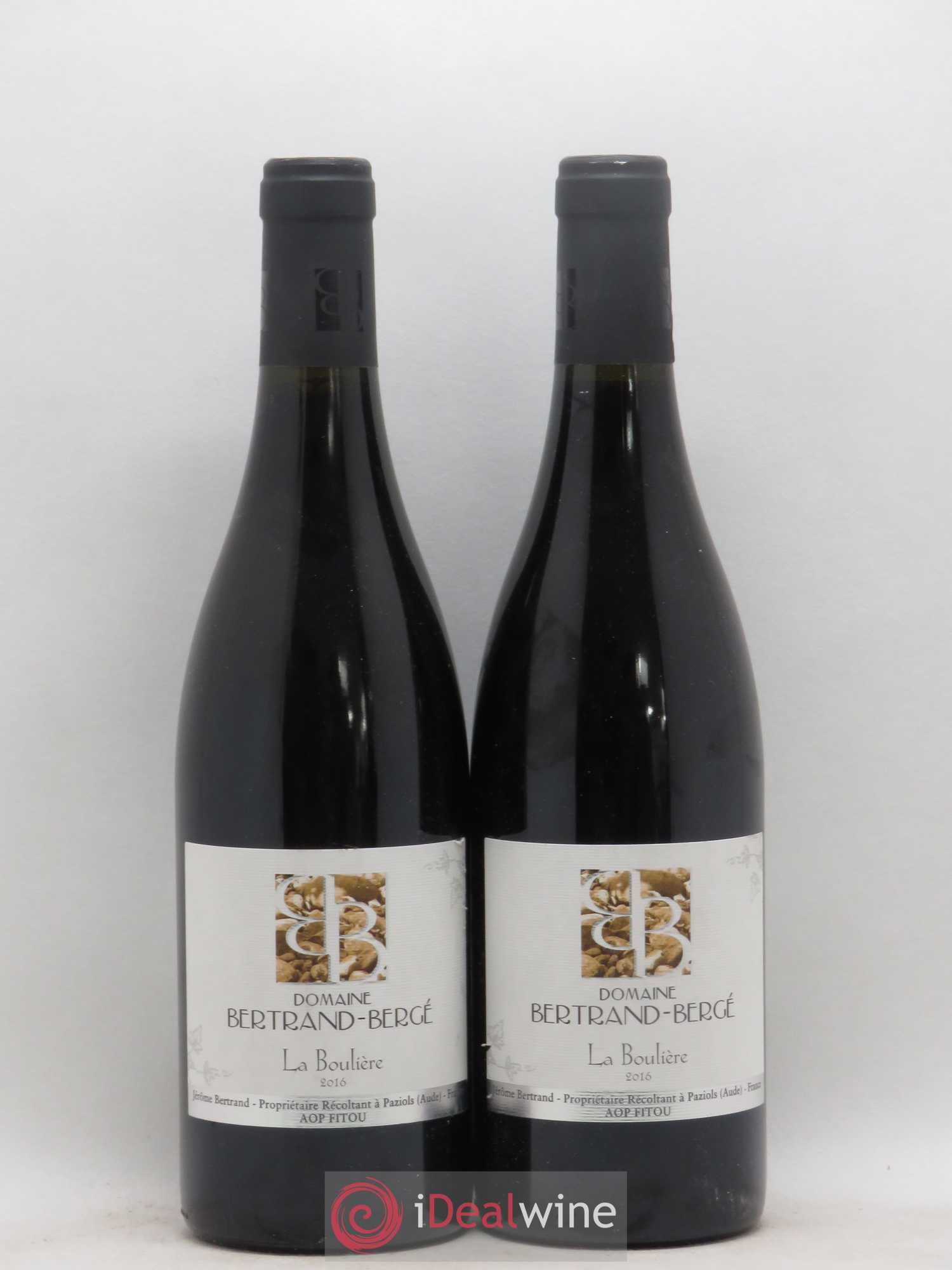 Fitou La Bouilière Bertrand Berge 2016 - Posten von 2 Flaschen - 0