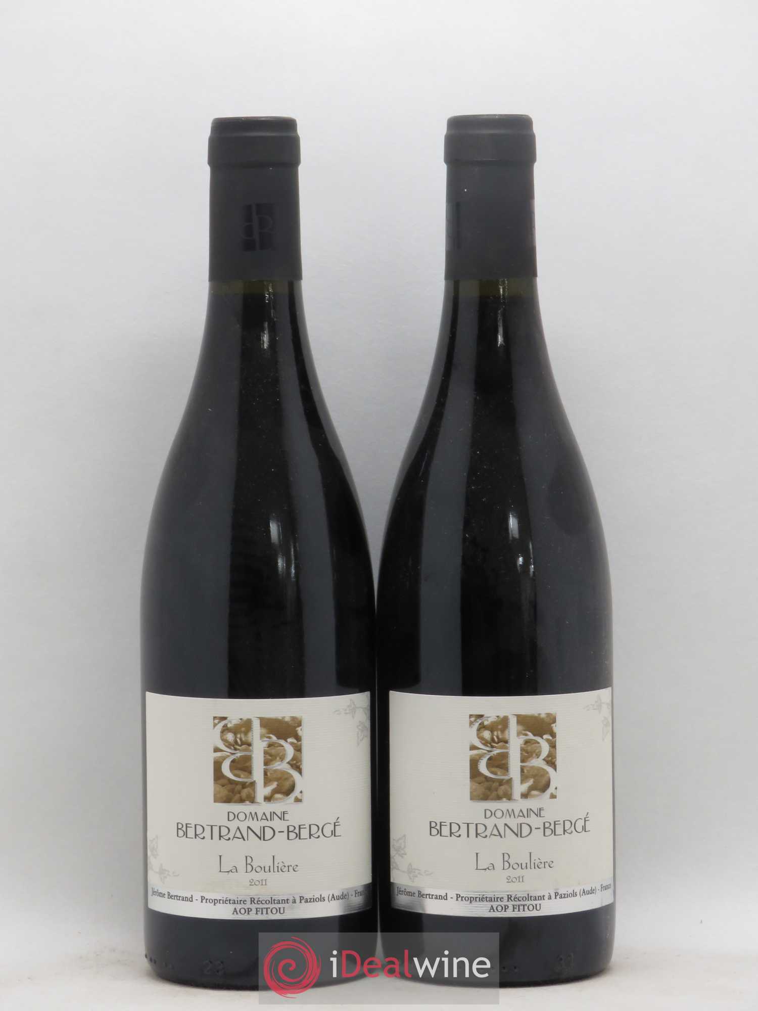 Fitou La Bouilière Bertrand Berge 2011 - Posten von 2 Flaschen - 0