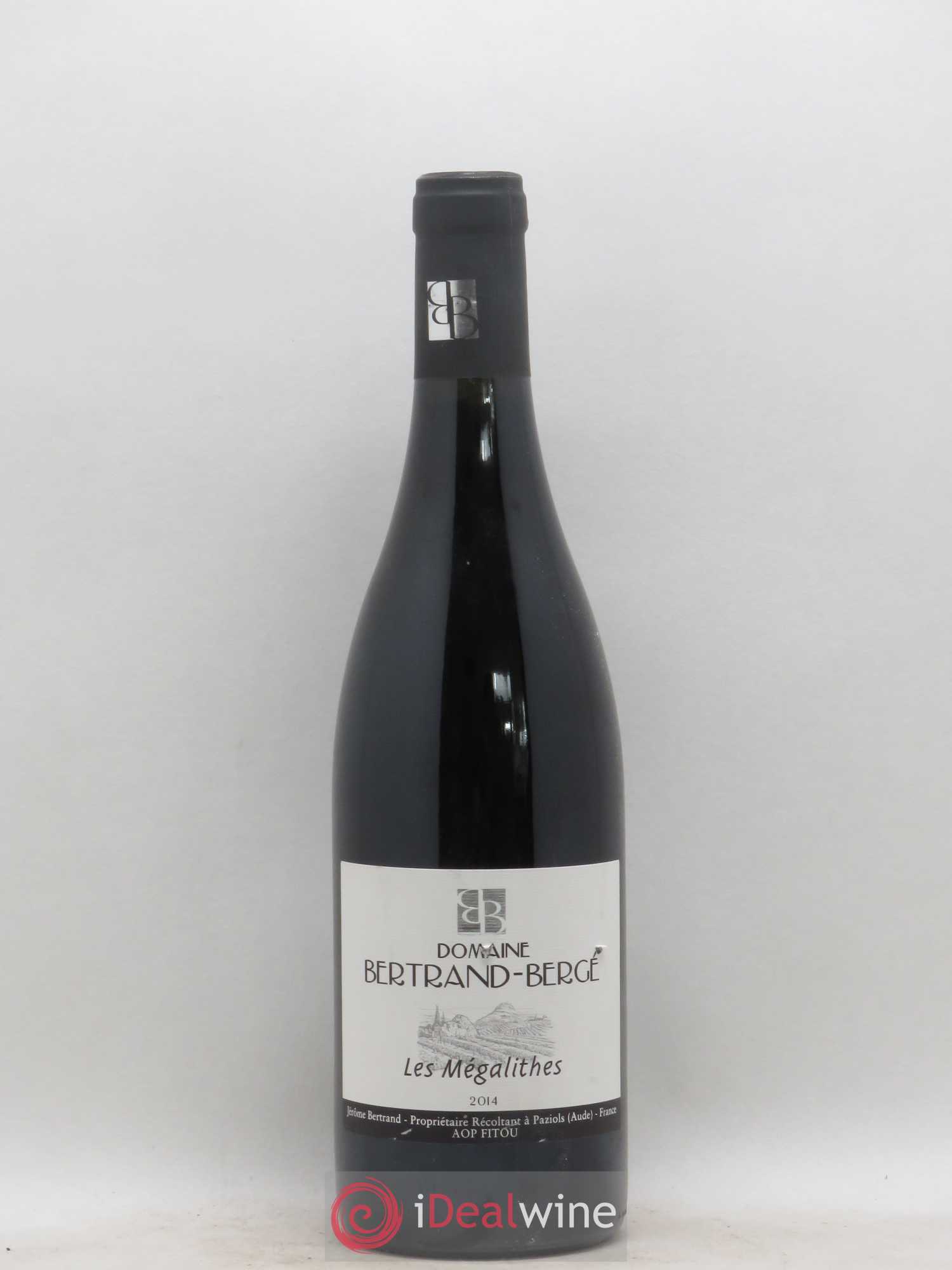 Fitou Les Mégalithes Bertrand Berge 2014 - Posten von 1 Flasche - 0