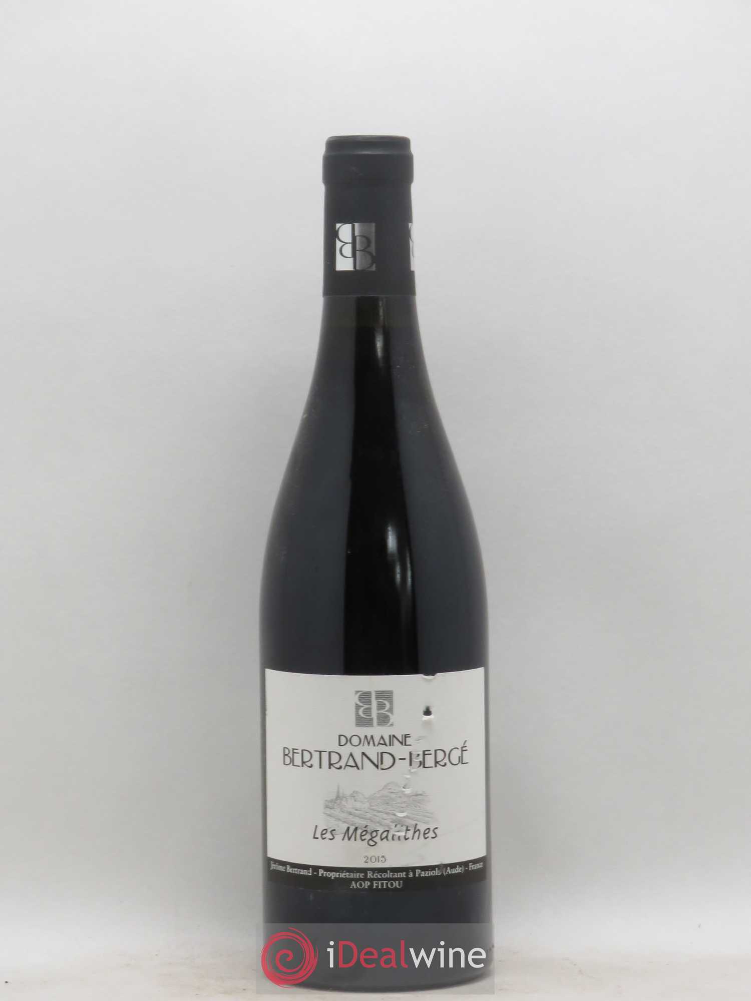 Fitou Les Mégalithes Bertrand Berge 2015 - Posten von 1 Flasche - 0