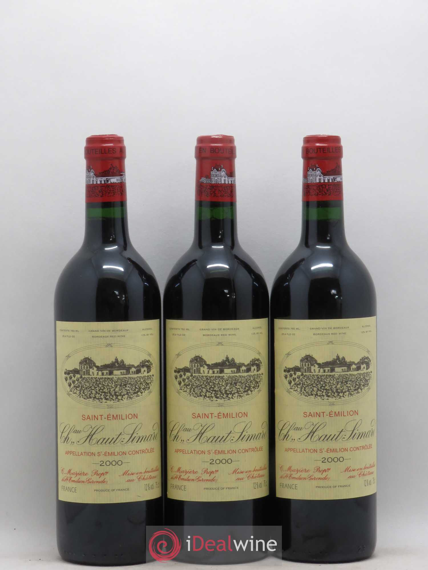 Château Haut-Simard 2000 - Lot de 6 bouteilles - 1
