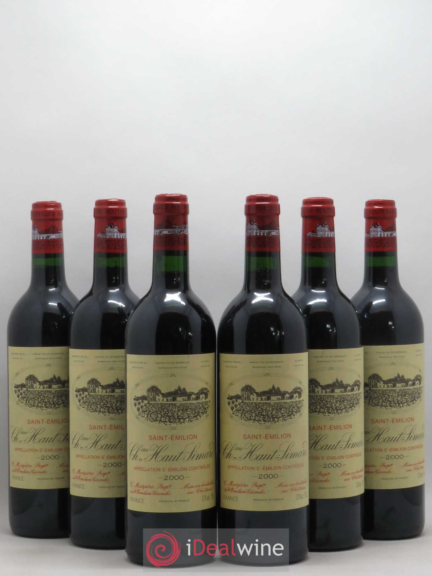 Château Haut-Simard 2000 - Lot de 6 bouteilles - 0