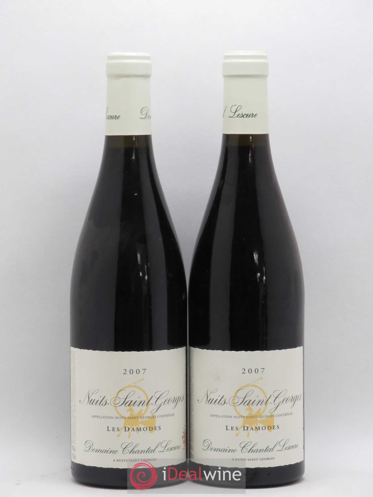 Nuits-Saint-Georges Les Damodes Chantal Lescure 2007 - Lot de 2 bouteilles - 0