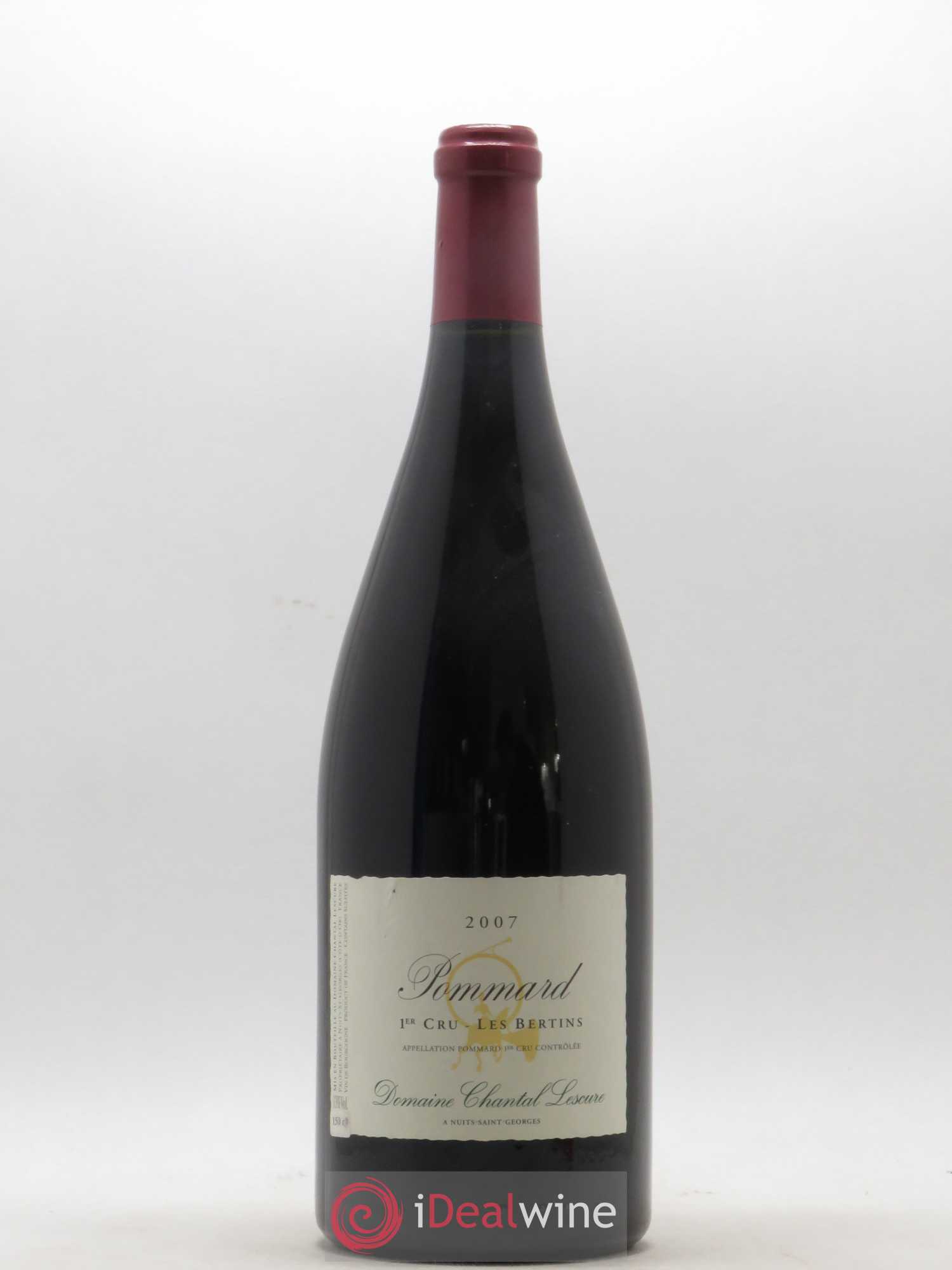 Pommard 1er Cru Les Bertins Chantal Lescure 2007 - Lot de 1 magnum - 0