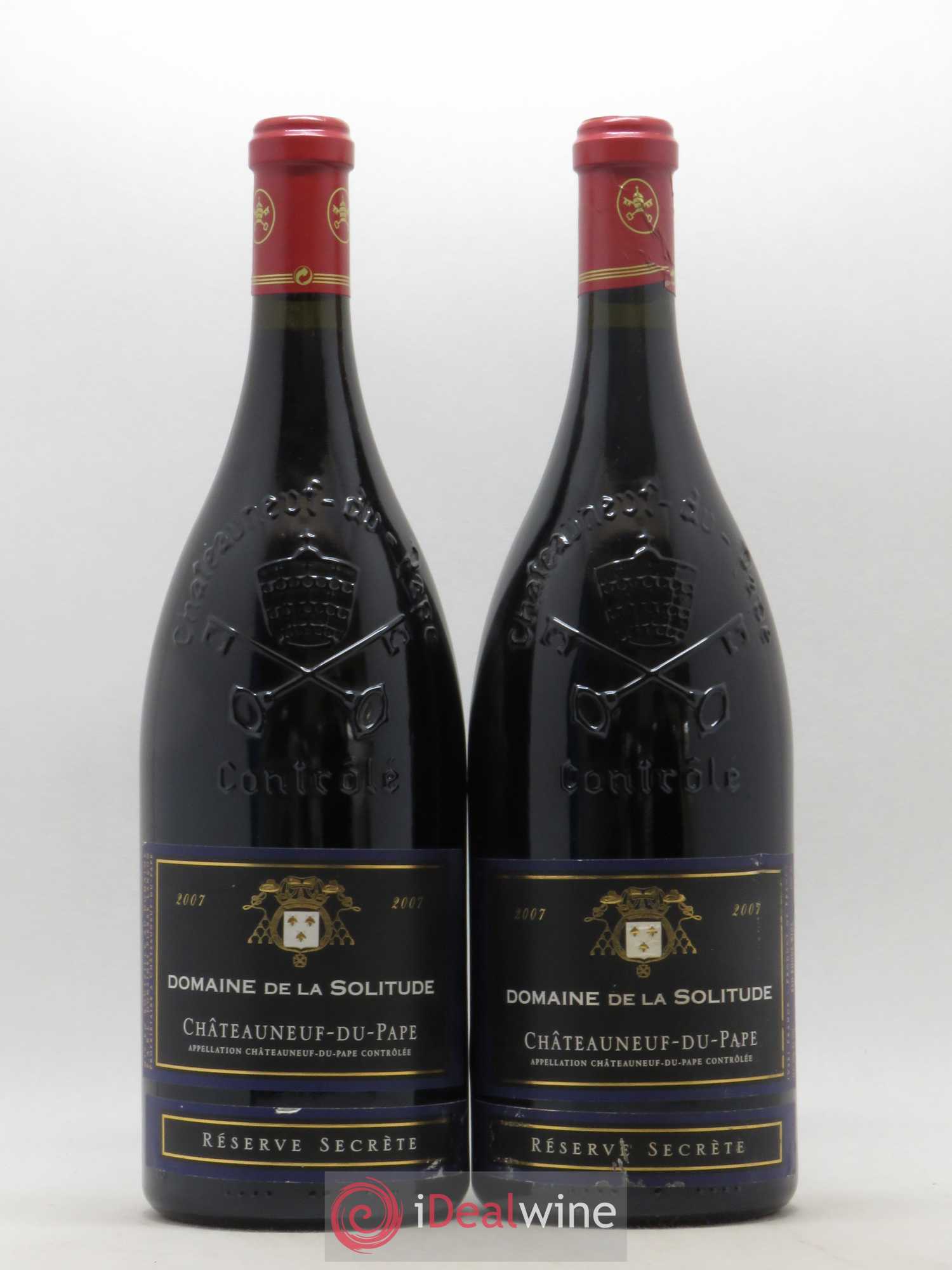 Châteauneuf-du-Pape Domaine De La Solitude Réserve Secrète 2007 - Posten von 2 Magnum - 0