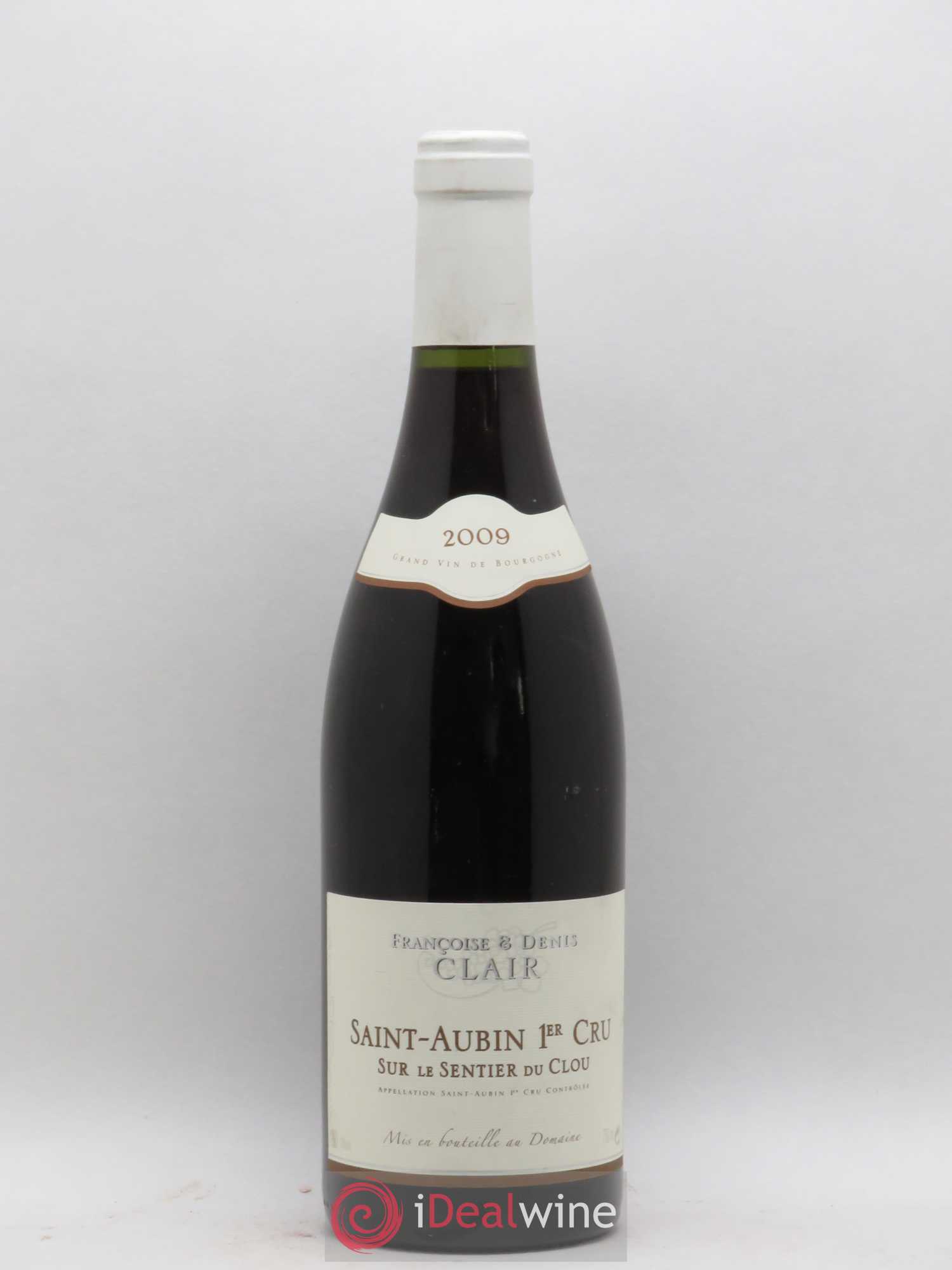 Saint-Aubin 1er Cru Sur le Sentier du clou Françoise et Denis Clair 2009 - Posten von 1 Flasche - 0