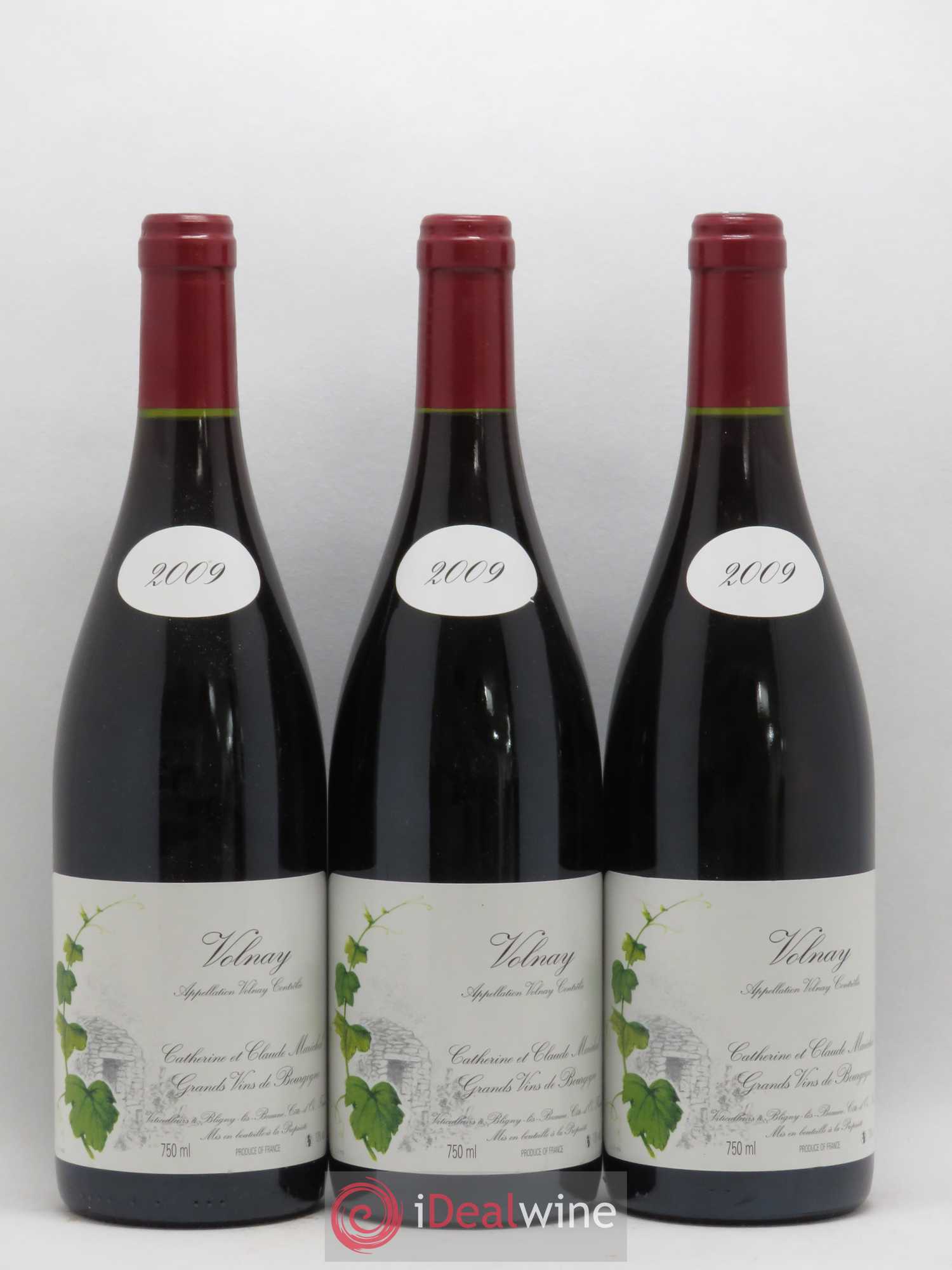 Volnay Domaine Maréchal 2009 - Posten von 3 Flaschen - 0