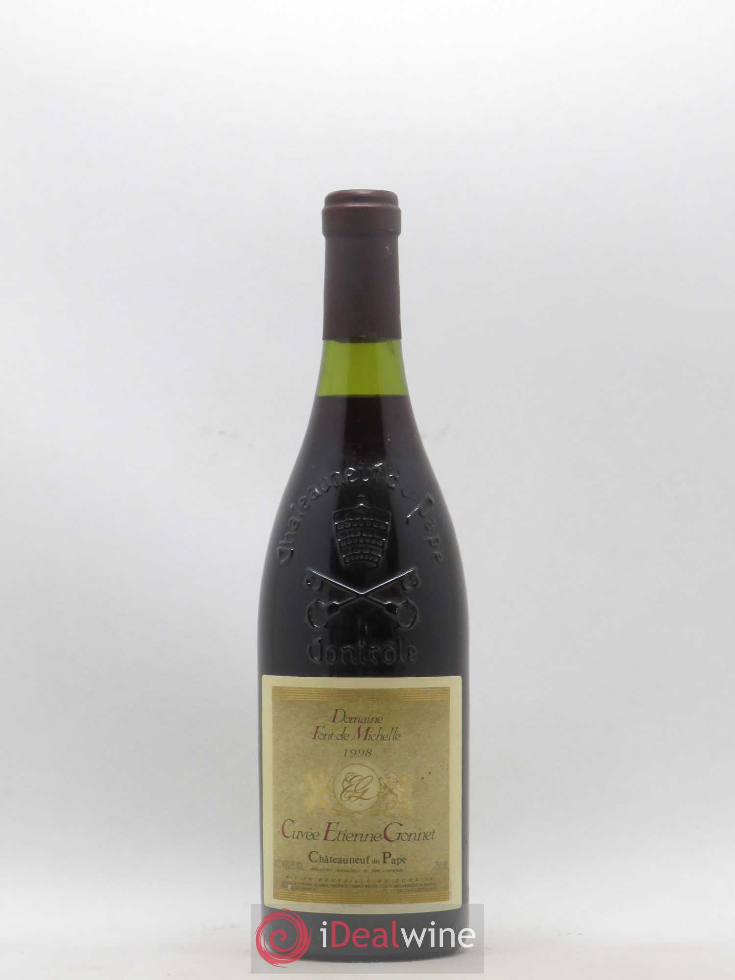 Châteauneuf-du-Pape Domaine Font de Michelle Cuvée Etienne Gonnet Famille Gonnet 1998 - Lot de 1 bouteille - 0