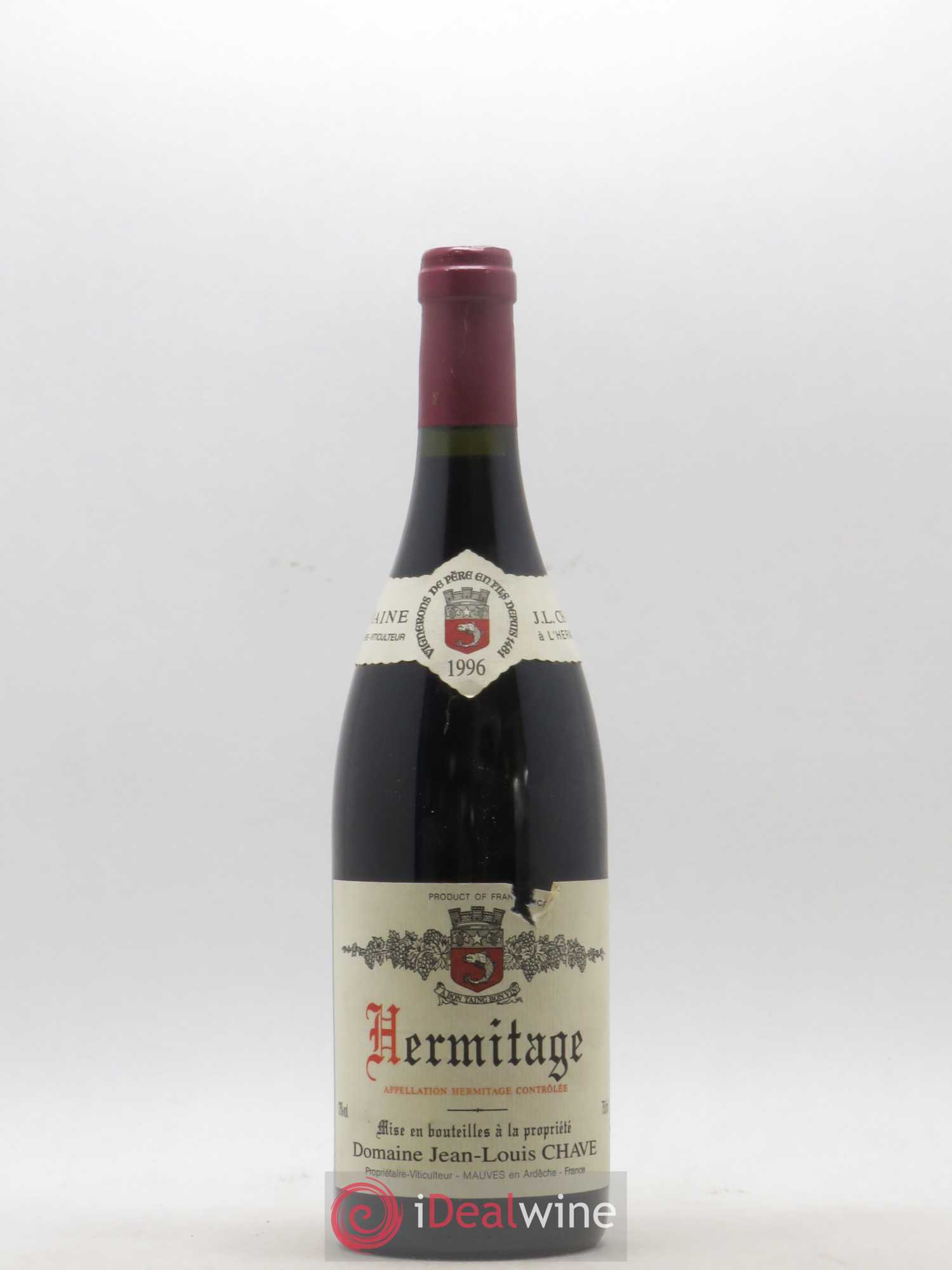 Hermitage Jean-Louis Chave 1996 - Lot de 1 bouteille - 0