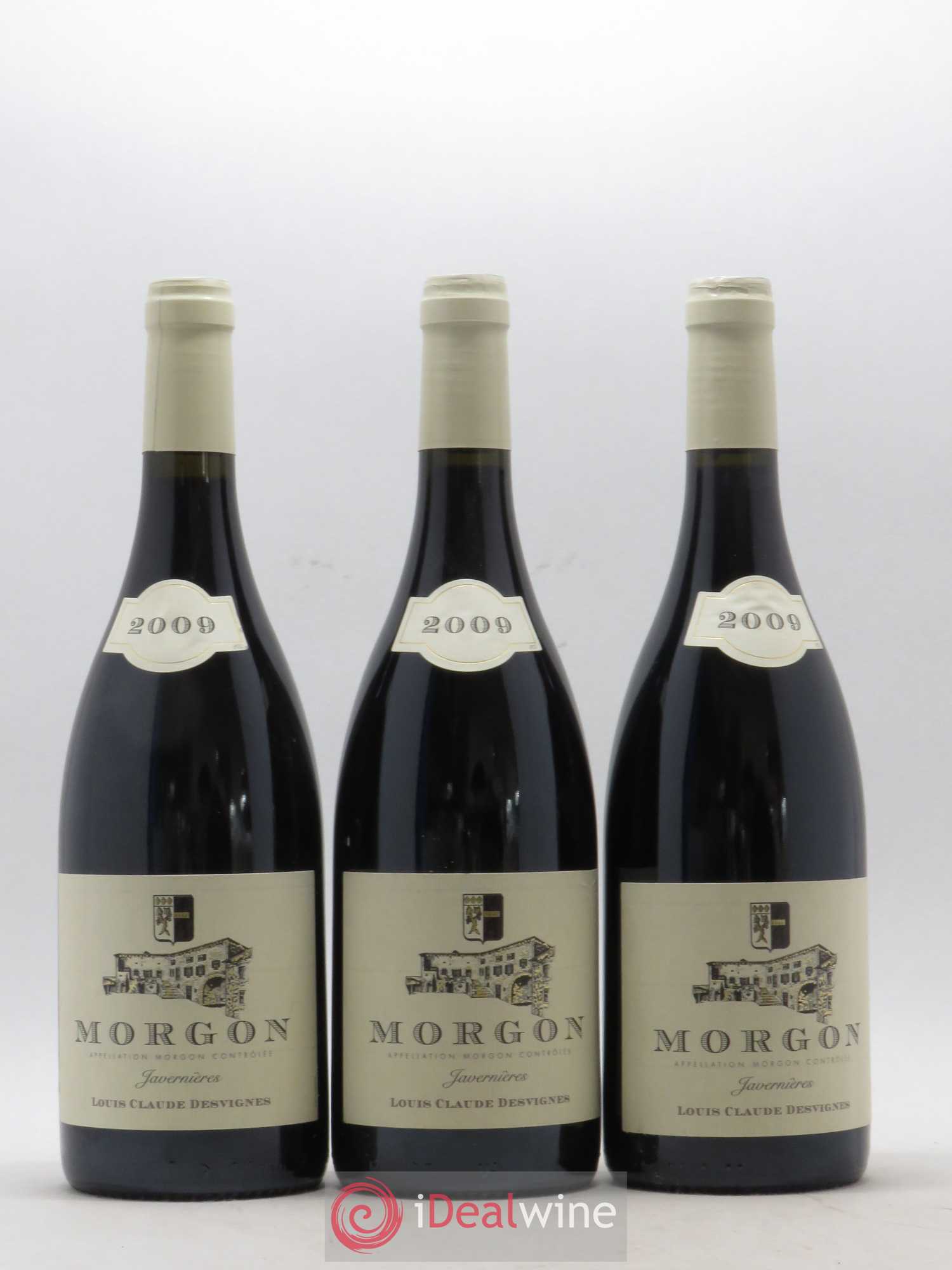Morgon Côte de Py Javernières Louis-Claude Desvignes 2009 - Lot de 3 bouteilles - 0