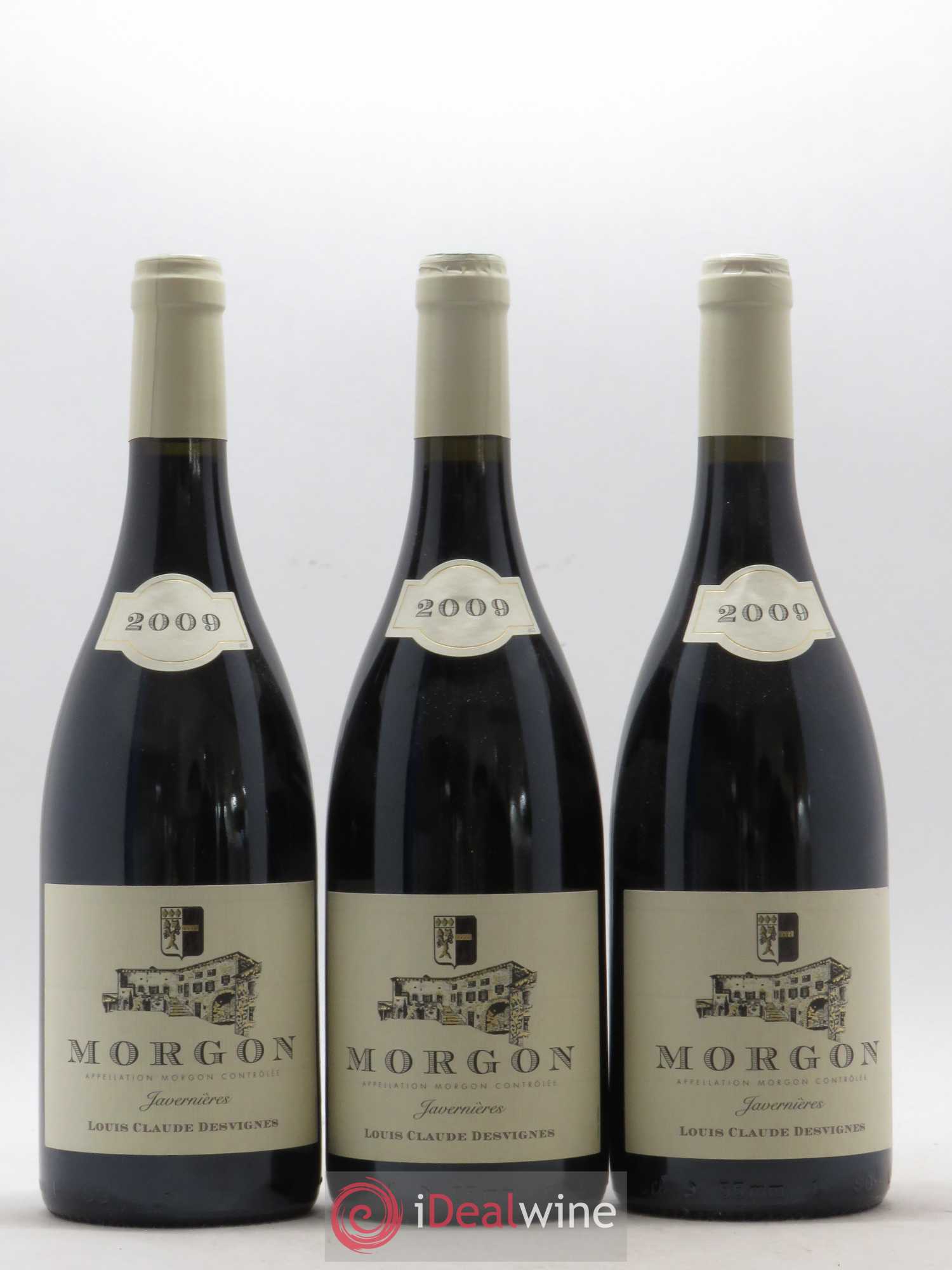Morgon Côte de Py Javernières Louis-Claude Desvignes 2009 - Lot de 3 bouteilles - 0