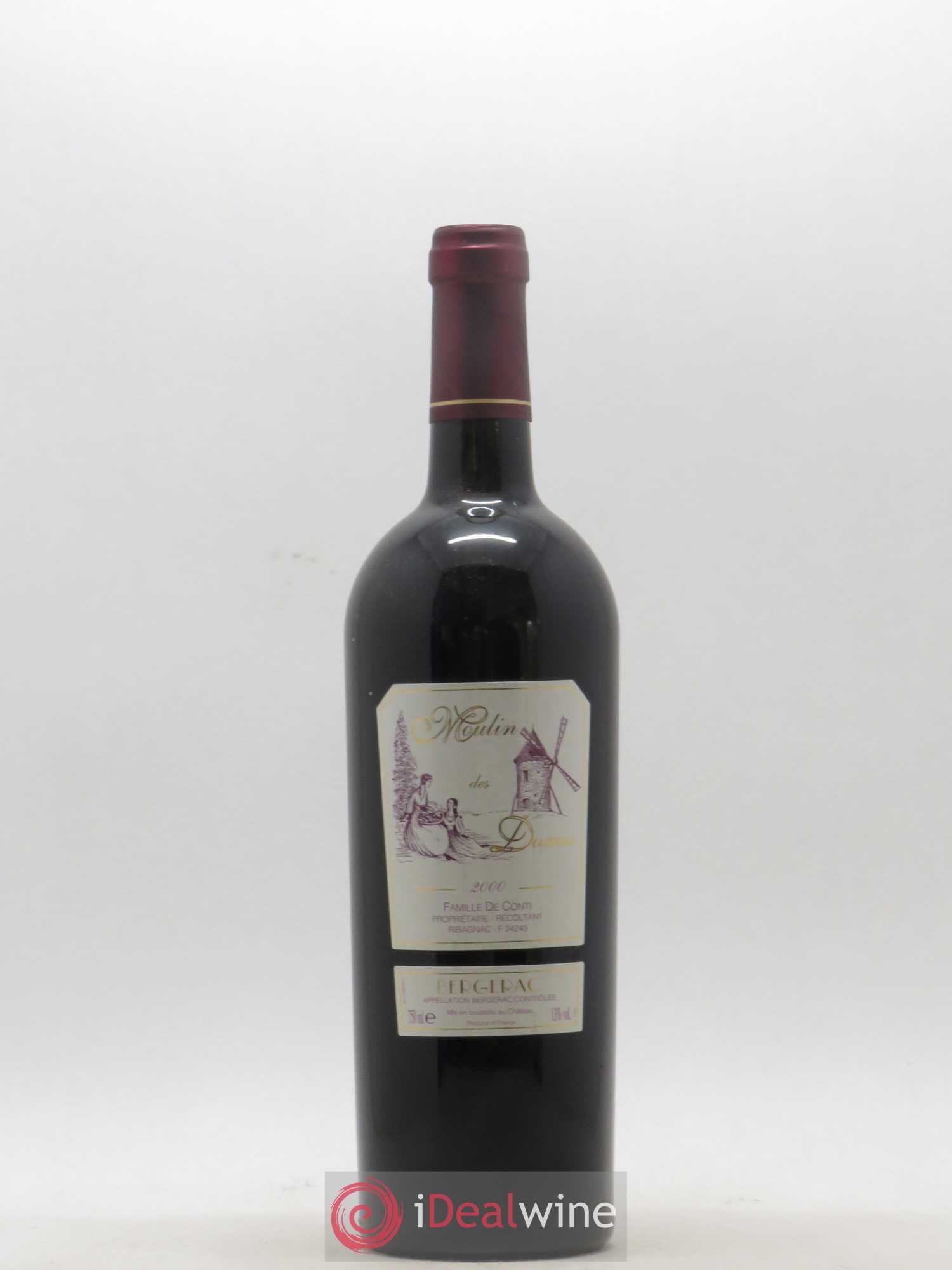 Bergerac Moulin Des Dames Domaine Tour Des Gendres 2000 - Posten von 1 Flasche - 0