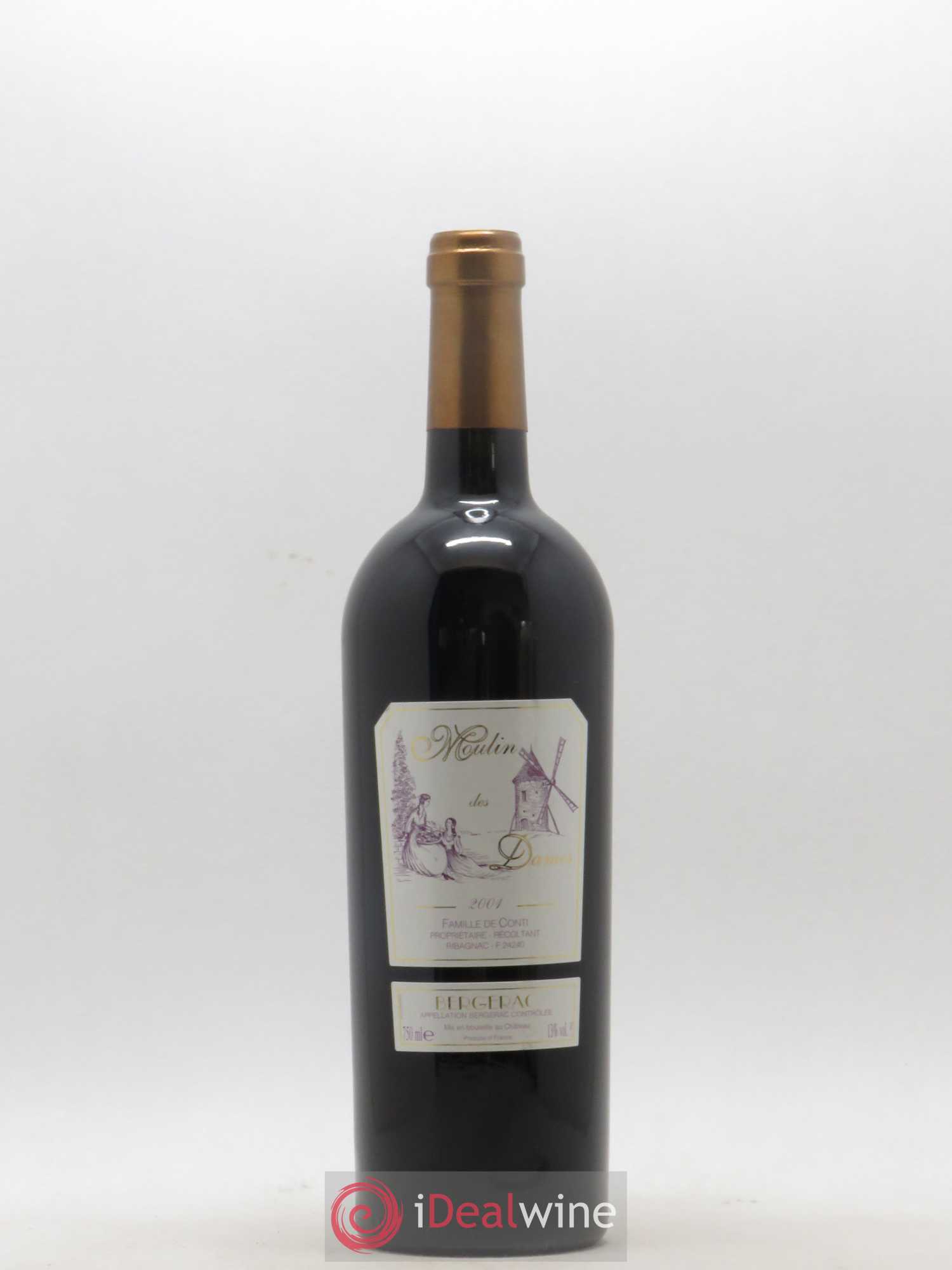 Bergerac Moulin Des Dames Domaine Tour Des Gendres 2001 - Posten von 1 Flasche - 0