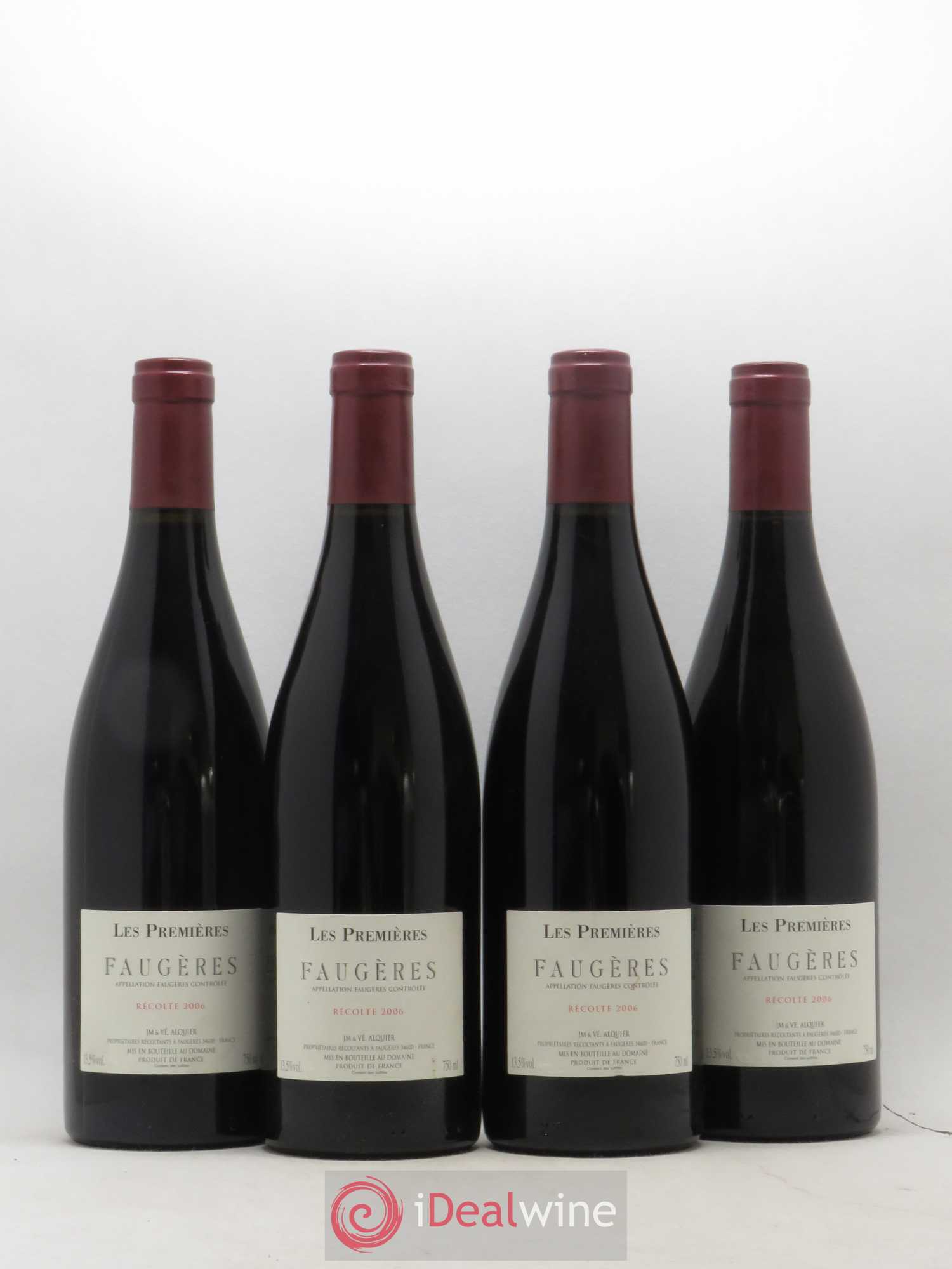 Faugères Domaine Jean-Michel Alquier Les Premières 2006 - Lot de 4 bouteilles - 0
