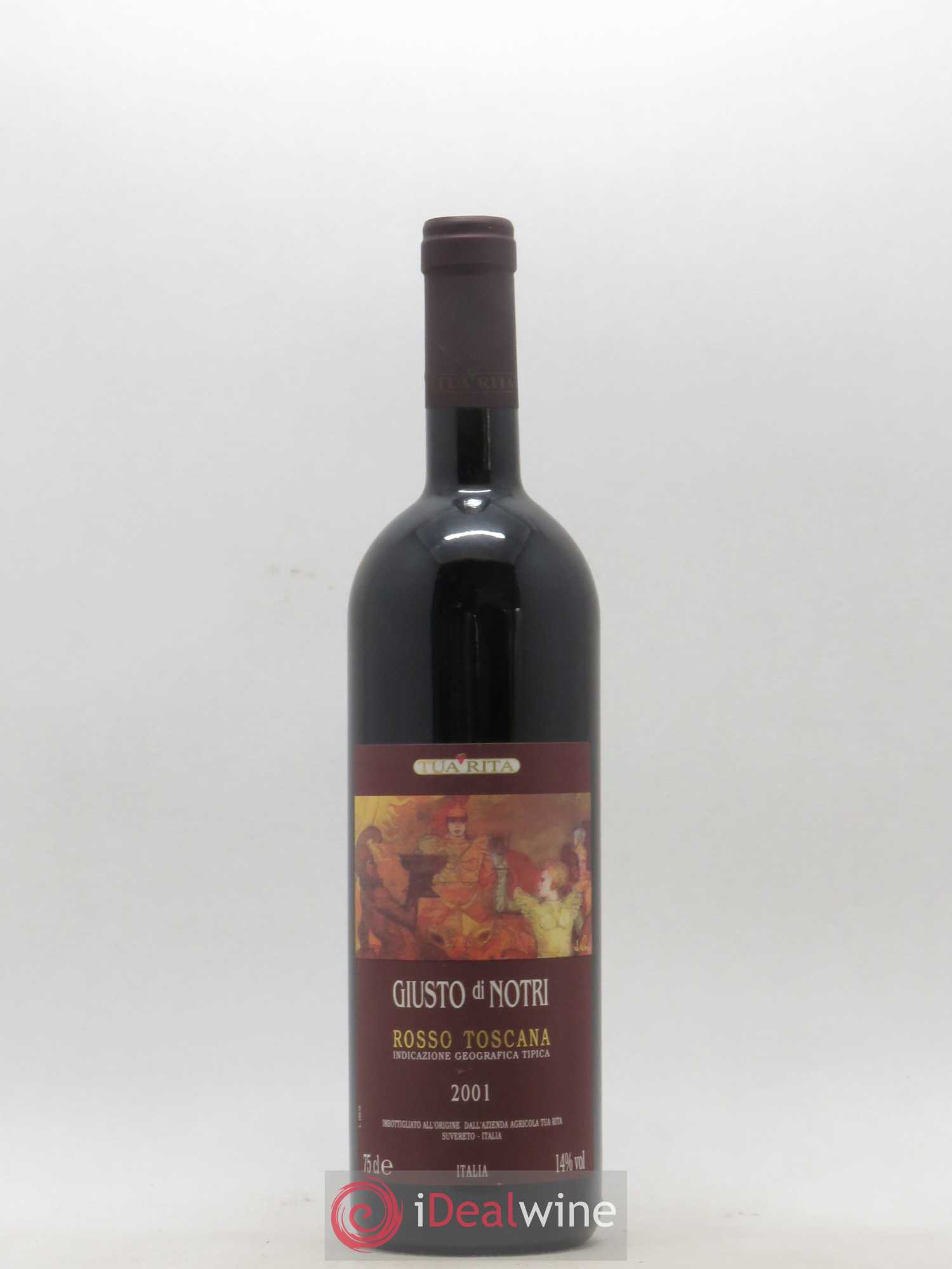 Toscana IGT Tua Rita Giusto di Notri 2001 - Lot de 1 bouteille - 0