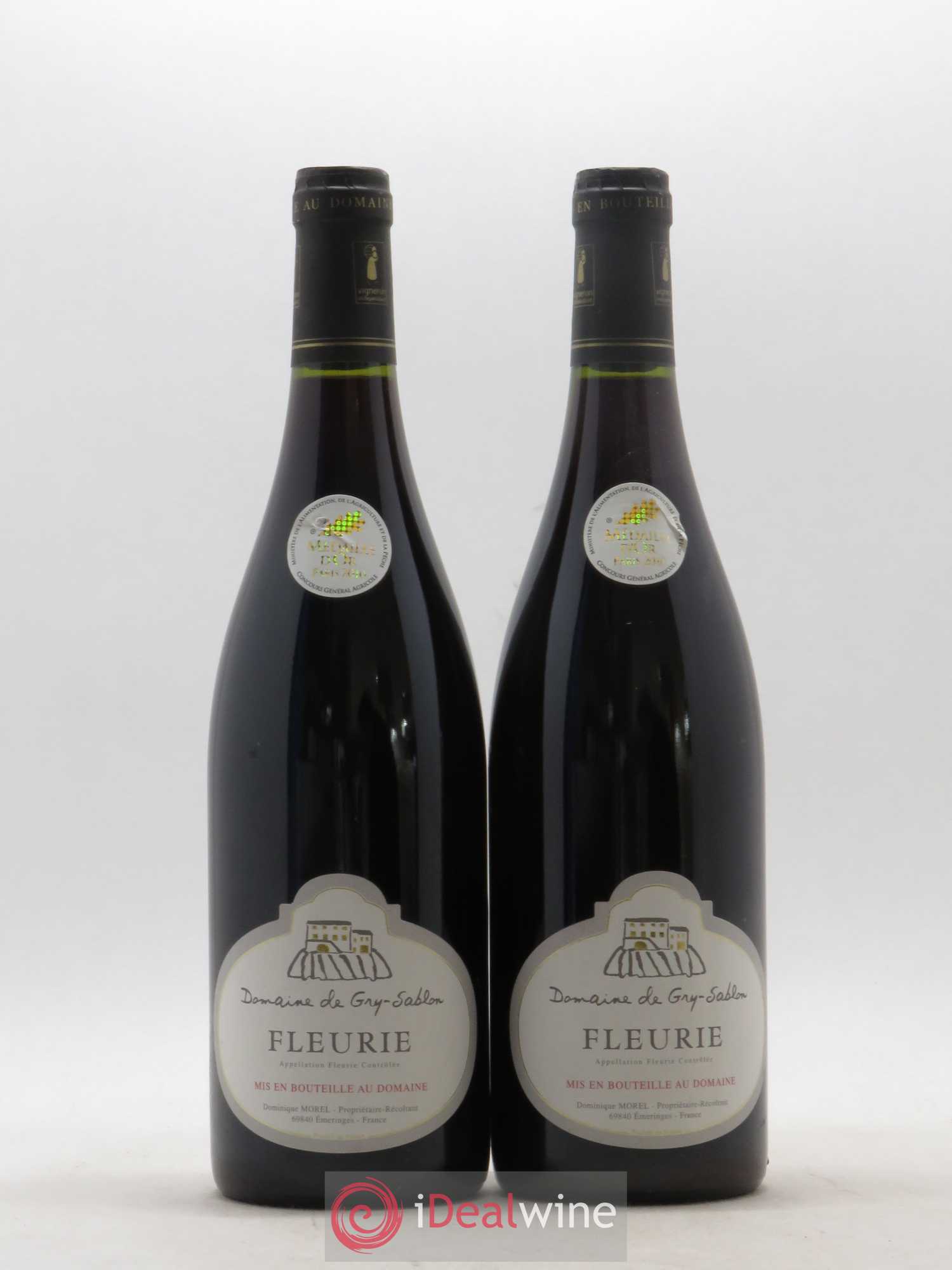 Fleurie Domaine De Gry-Sablon 2009 - Posten von 2 Flaschen - 0