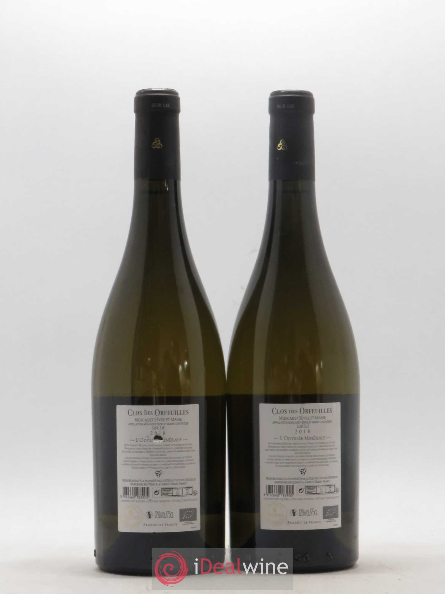 Muscadet Clos Des Orfeuilles 2018 - Lot de 2 bouteilles - 1