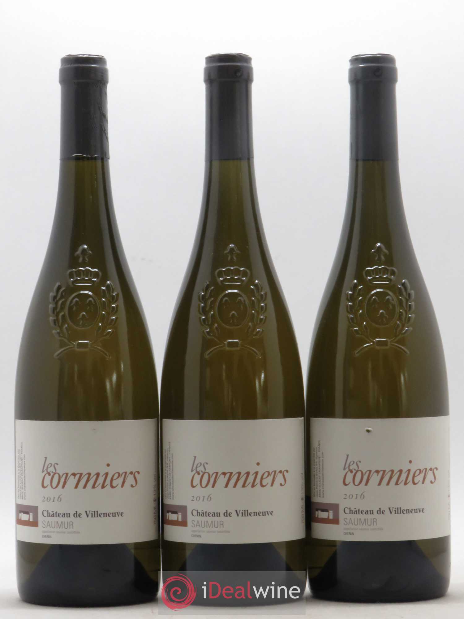 Saumur Les Cormiers Château de Villeneuve 2016 - Lot de 3 bouteilles - 0