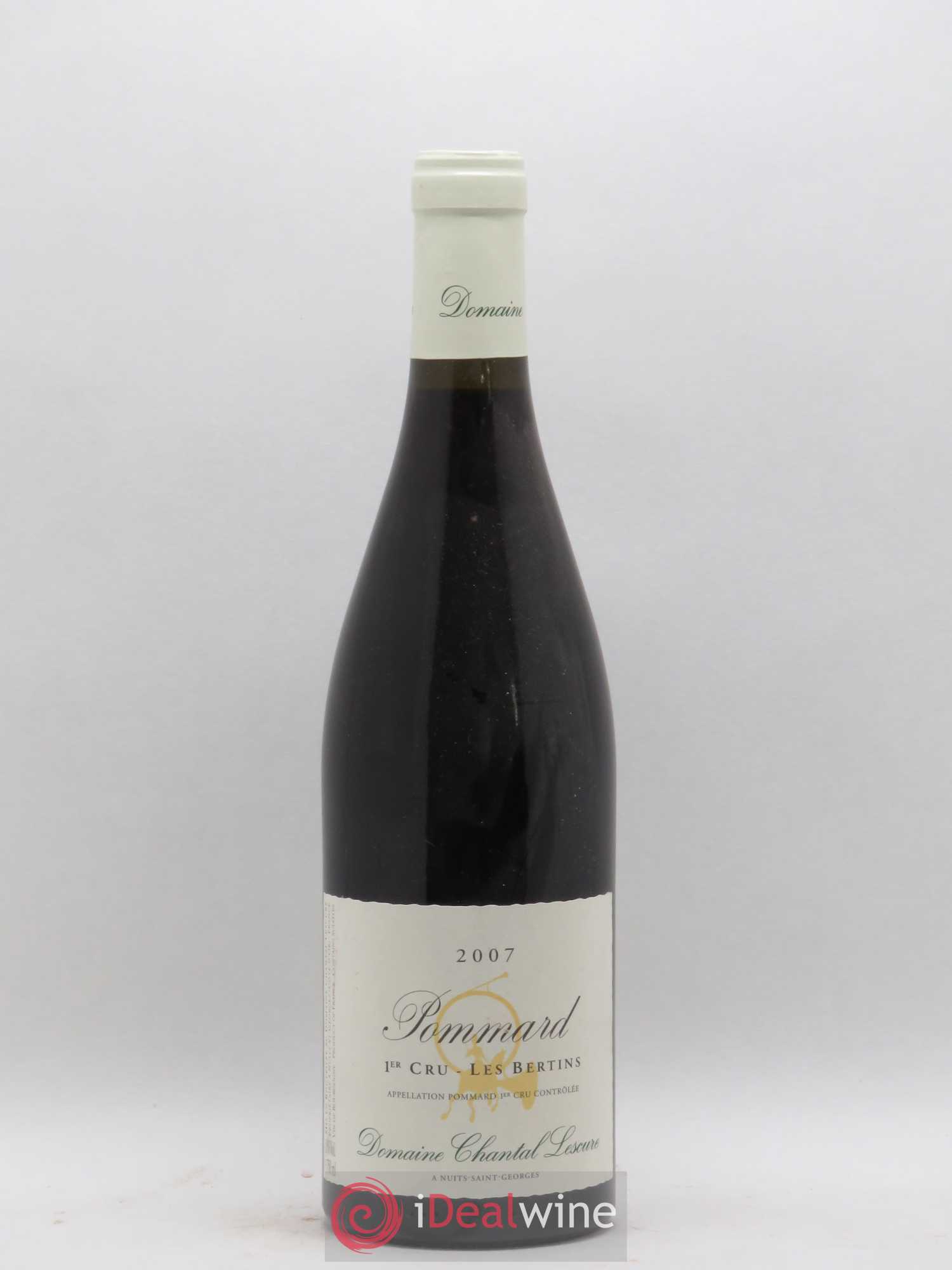 Pommard 1er Cru Les Bertins Chantal Lescure 2007 - Lot de 1 bouteille - 0