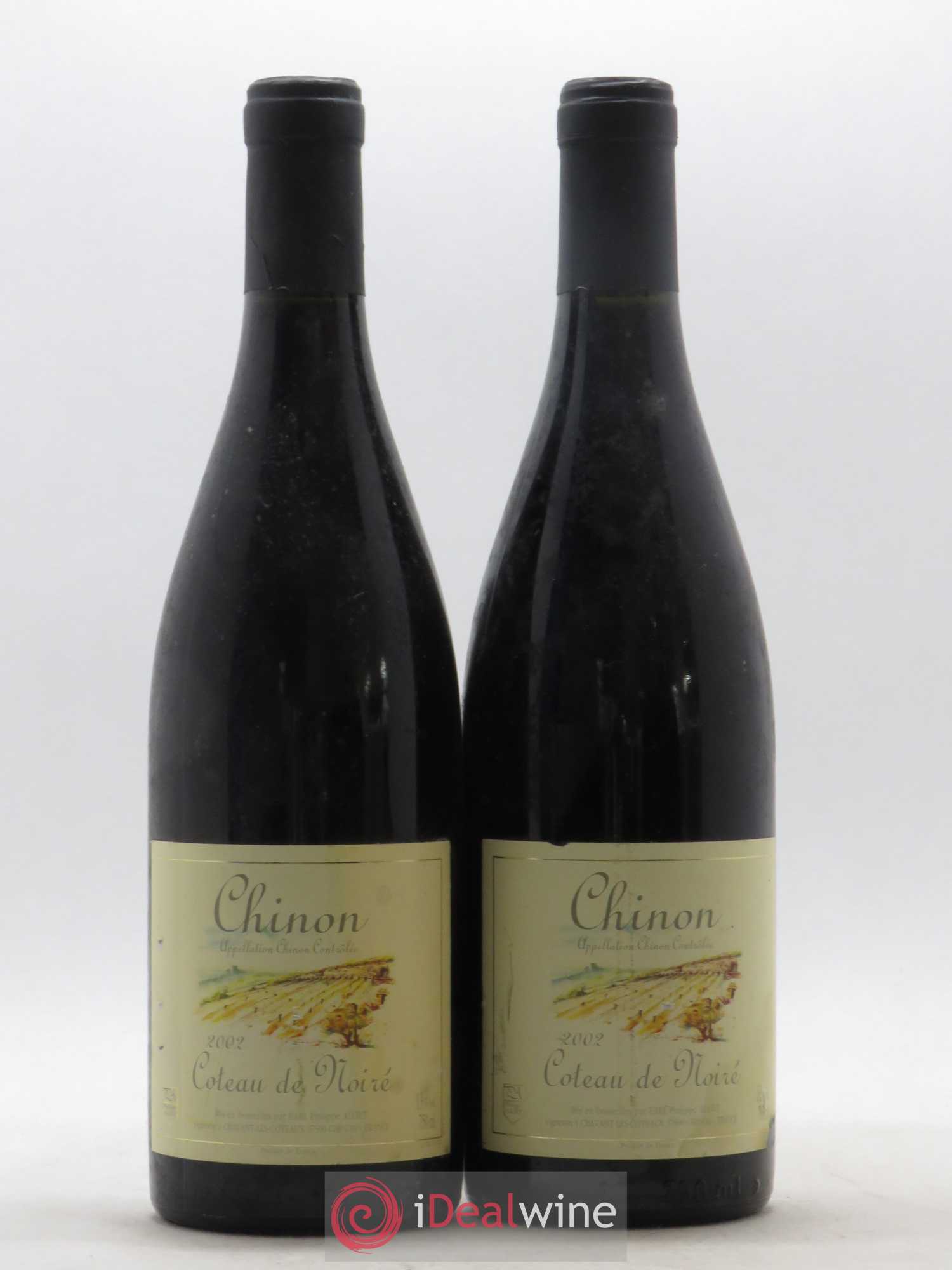Chinon Coteau de Noiré Philippe Alliet 2002 - Lot de 2 bouteilles - 0