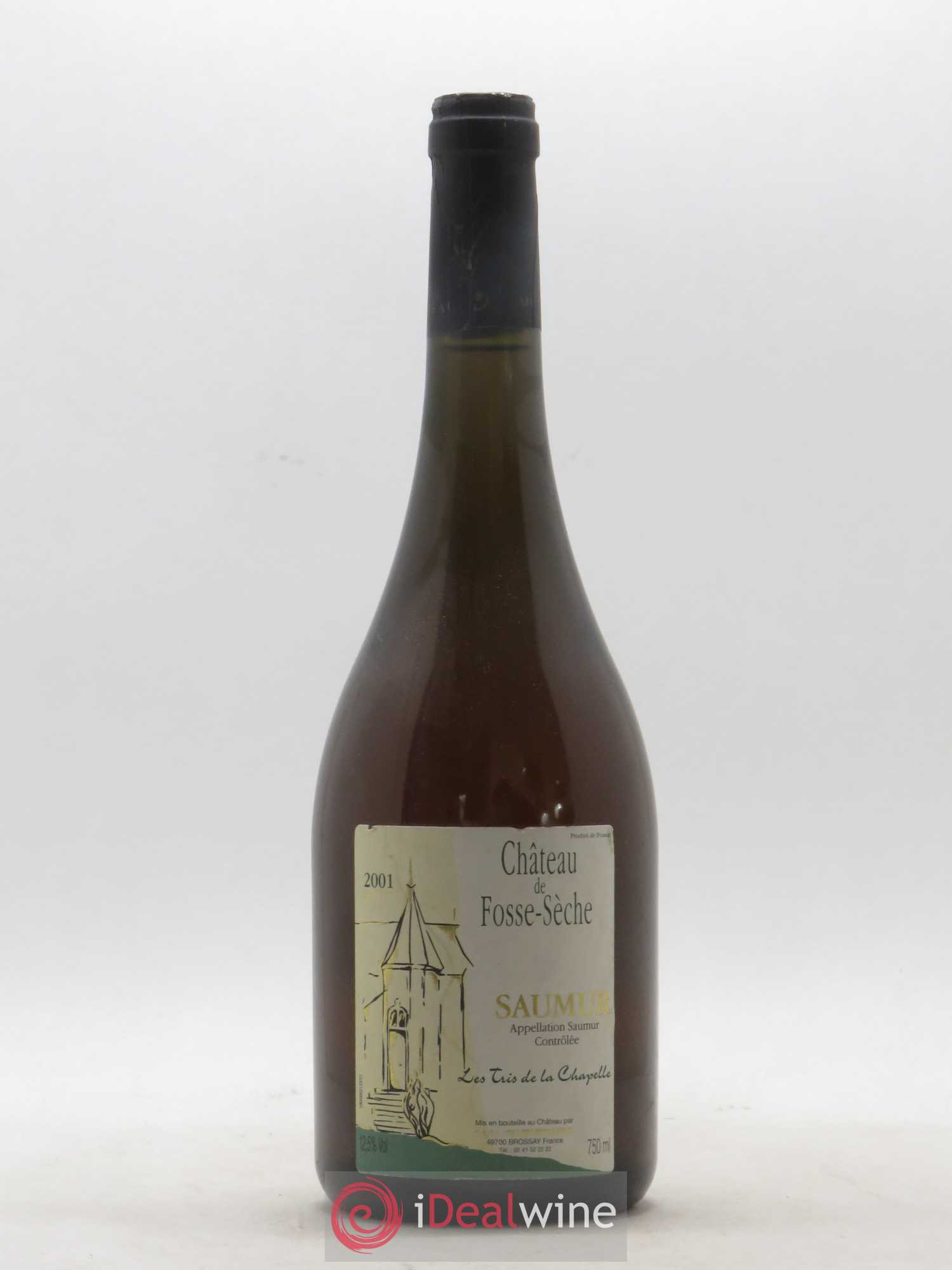 Saumur Château De Fosse Sèche Trie de la Châpelle 2001 - Posten von 1 Flasche - 0