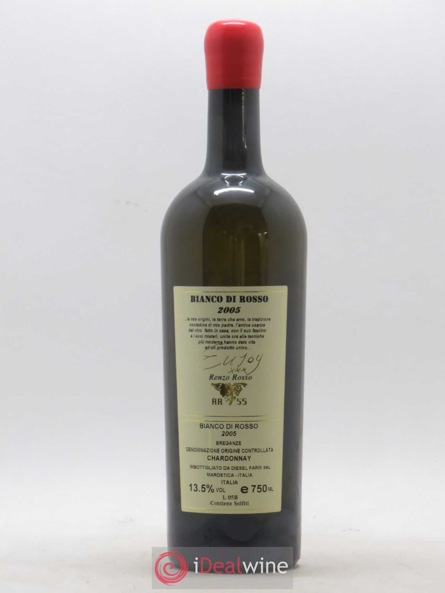 Italie Breganze DOC Bianco di Rosso Chardonnay Diesel Farm 2005 - Lot de 1 bouteille - 1