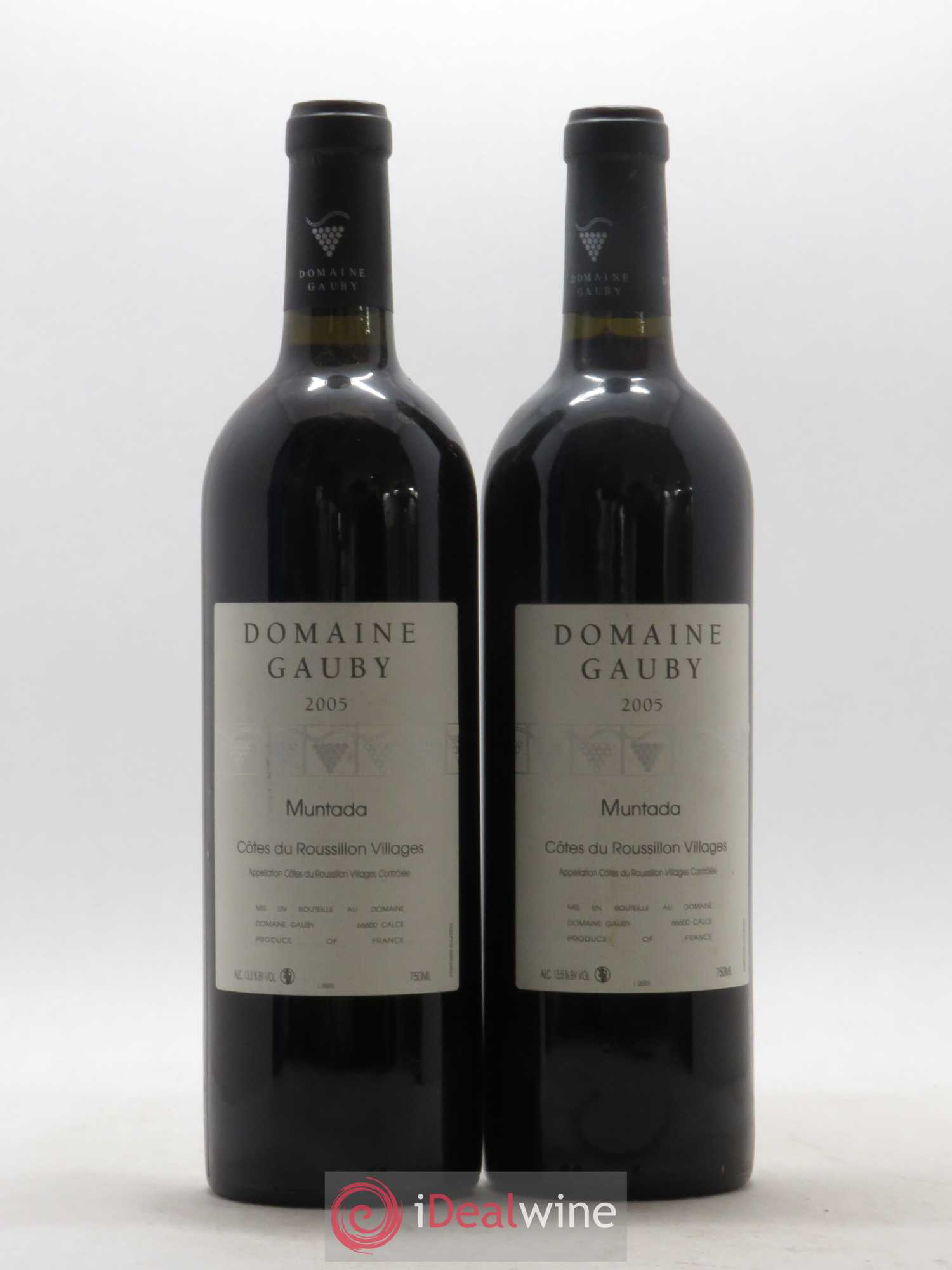 Côtes Catalanes (anciennement Côtes du Roussillon Villages) La Muntada Gauby (Domaine) 2005 - Lot de 2 bouteilles - 0