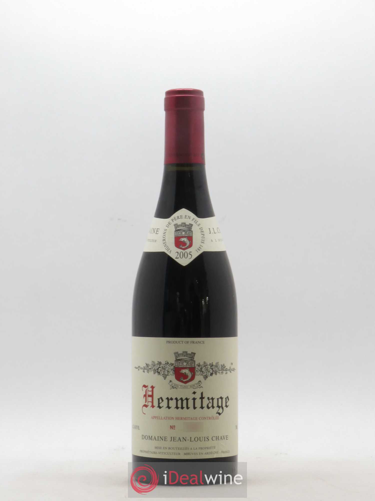 Hermitage Jean-Louis Chave 2005 - Lot de 1 bouteille - 0