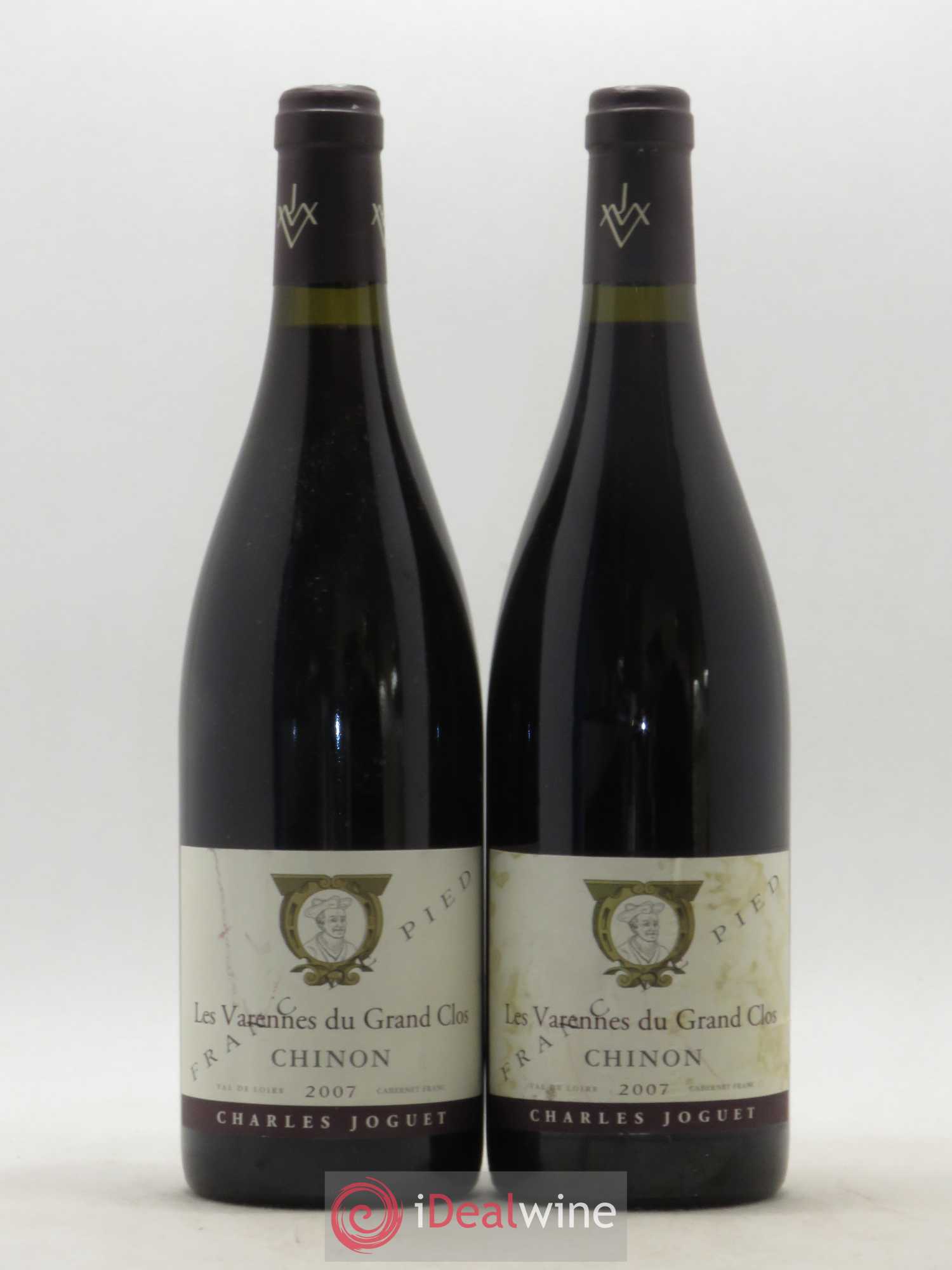 Chinon Les Varennes du Grand Clos Franc de Pied Charles Joguet (Domaine) 2007 - Lot de 2 bouteilles - 0