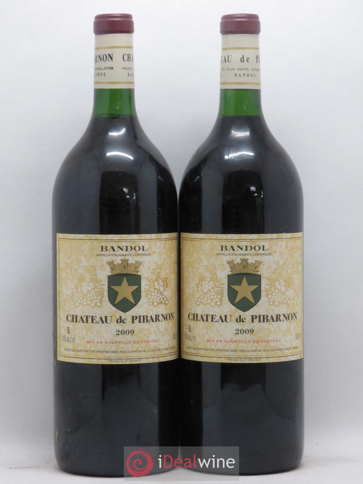 Bandol Château de Pibarnon Comte de Saint-Victor 2009 - Lot de 2 magnums - 0